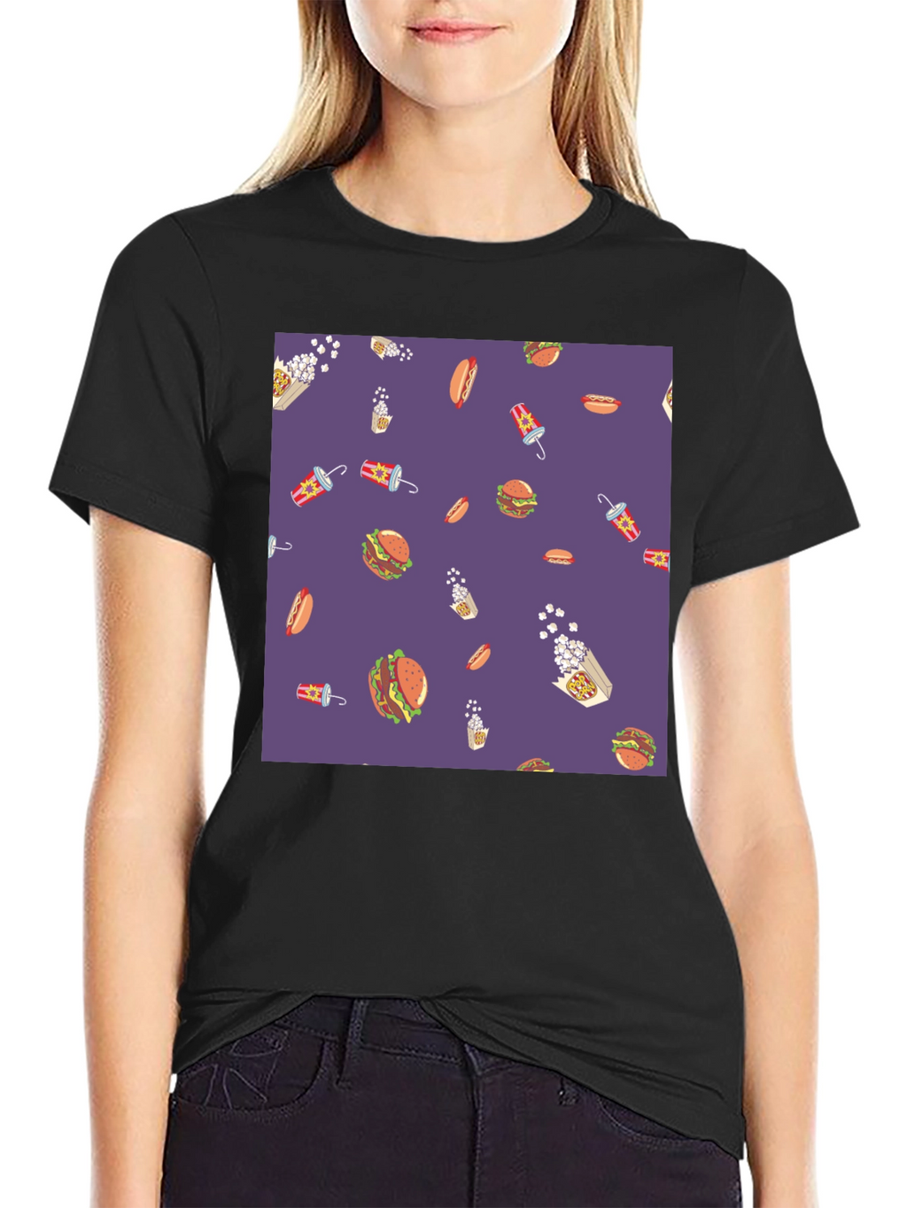 Novelty Food Pattern Tee