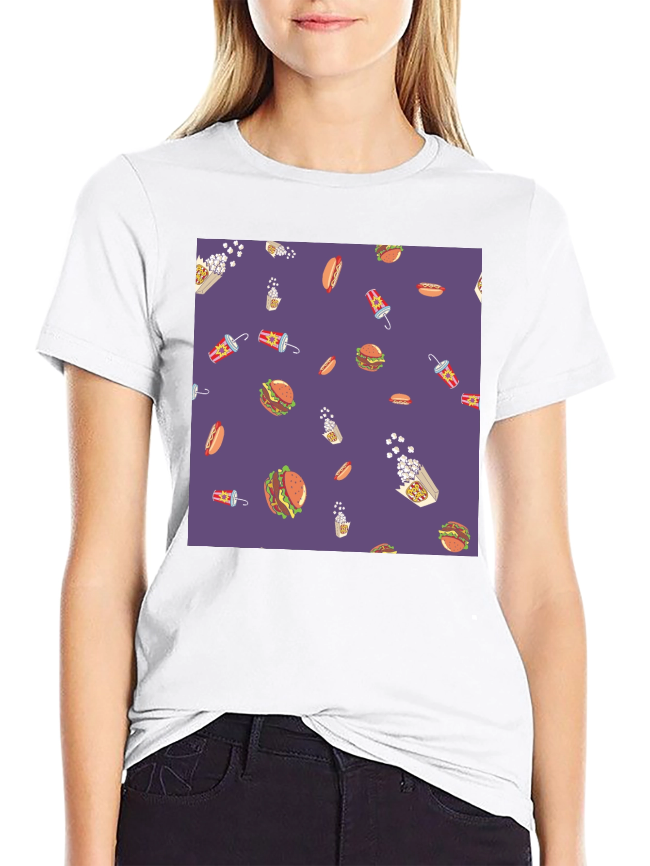 Novelty Food Pattern Tee