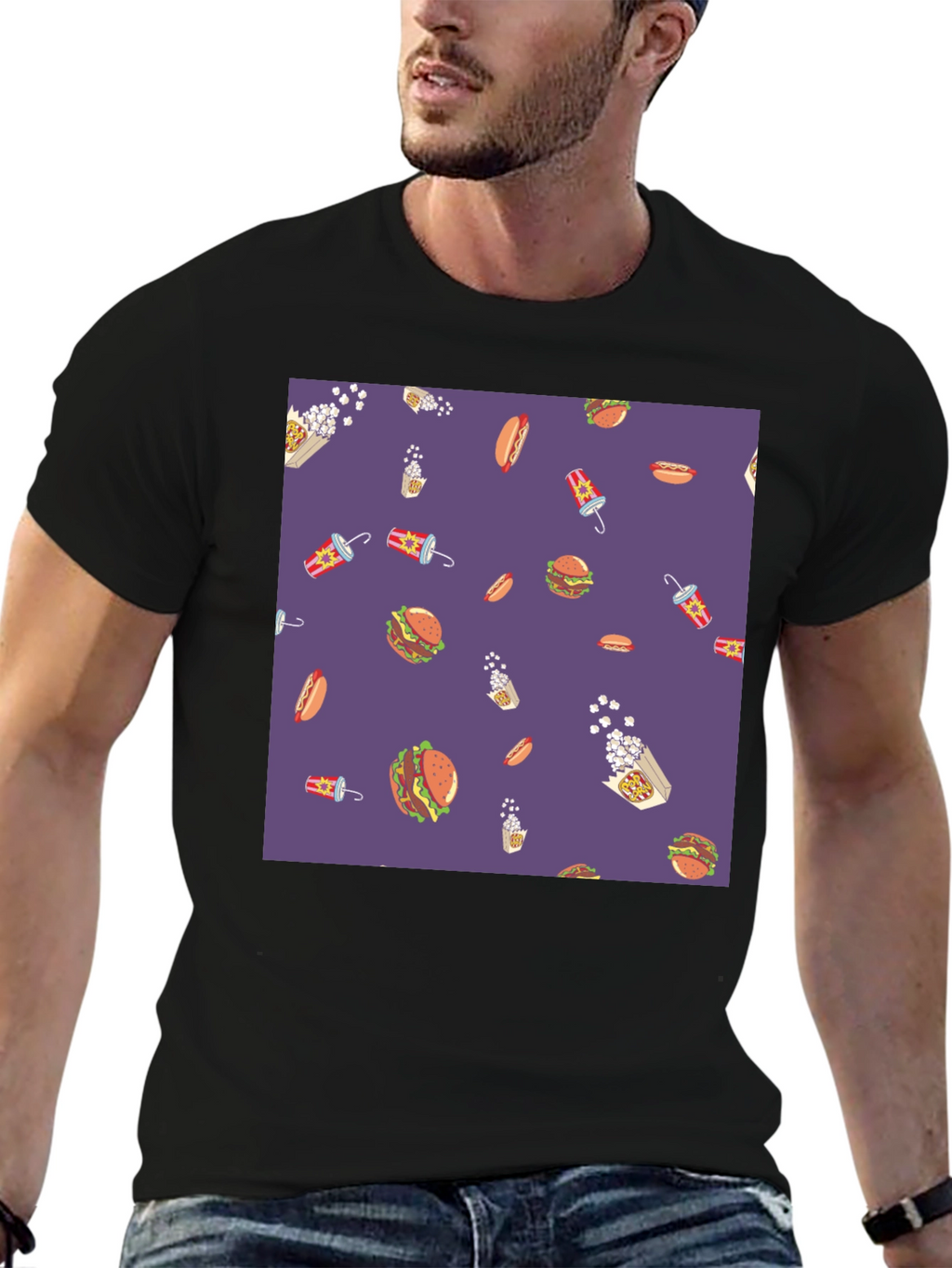 Novelty Food Pattern Tee