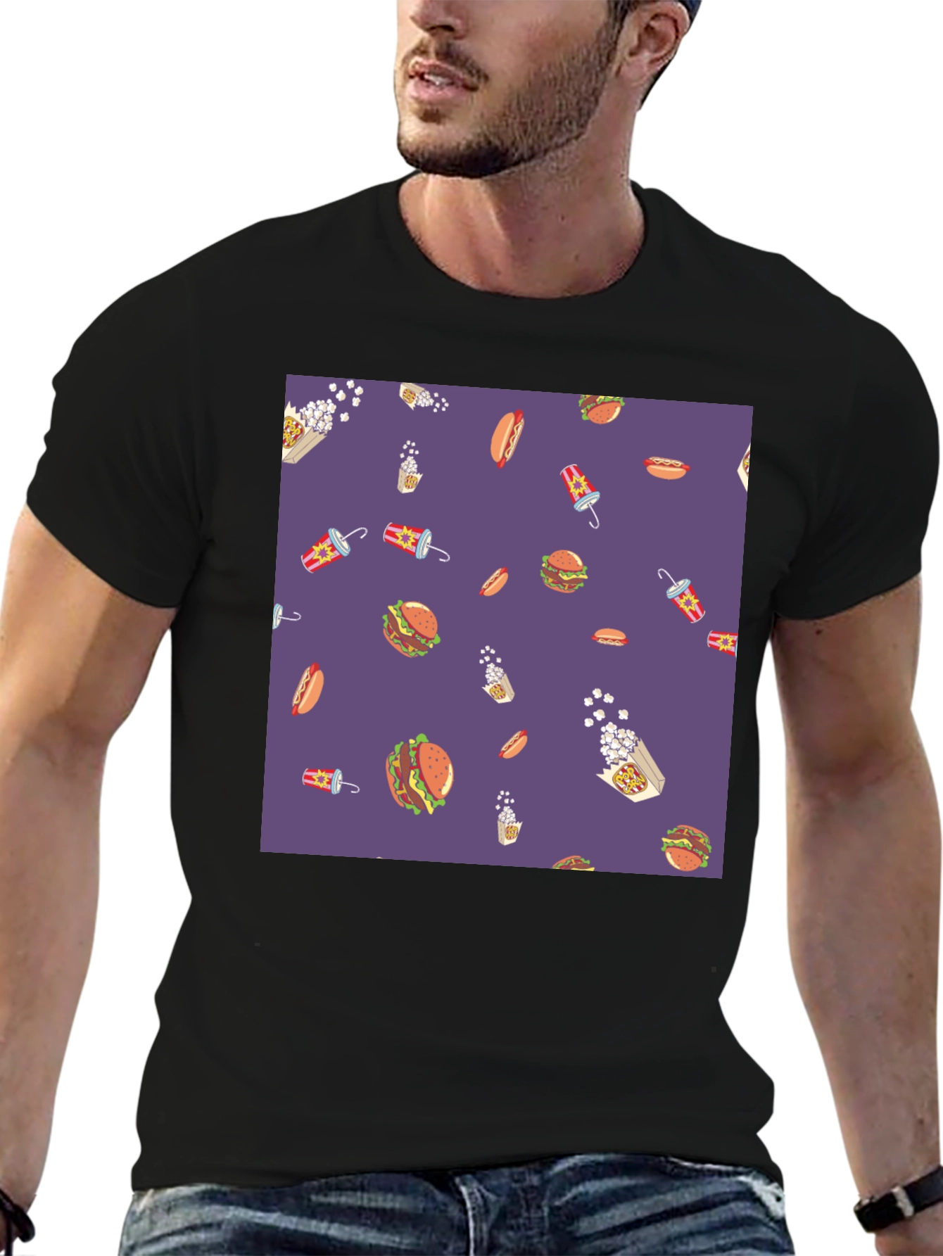 Novelty Food Pattern Tee
