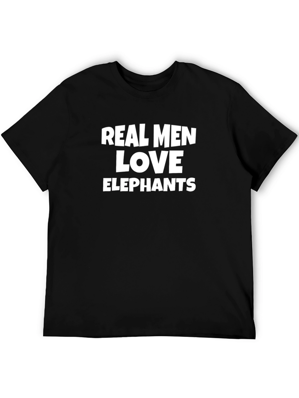 Real Men Love Elephants Graphic Tee