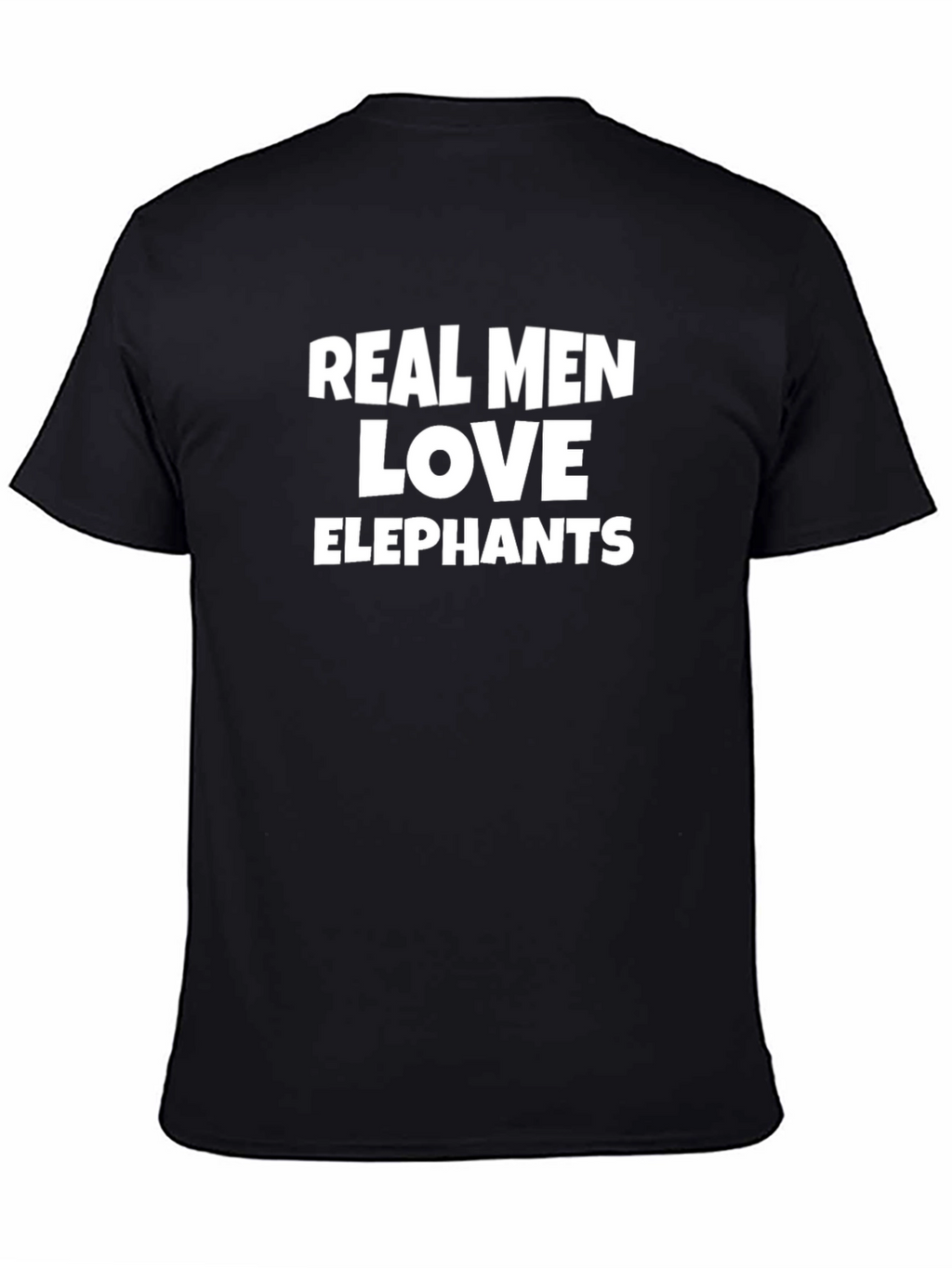 Real Men Love Elephants Graphic Tee