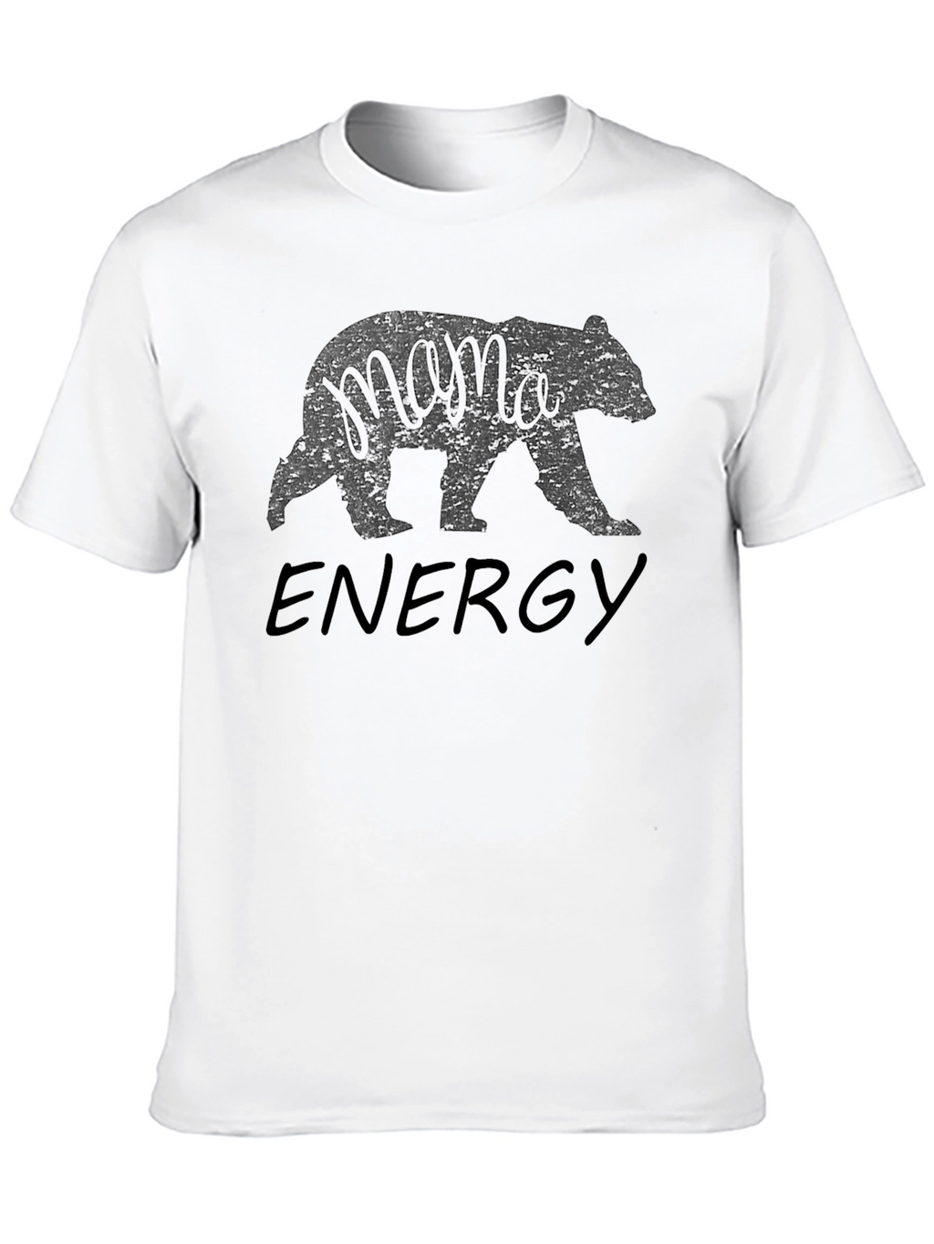 Mama Bear Energy Black T-Shirt