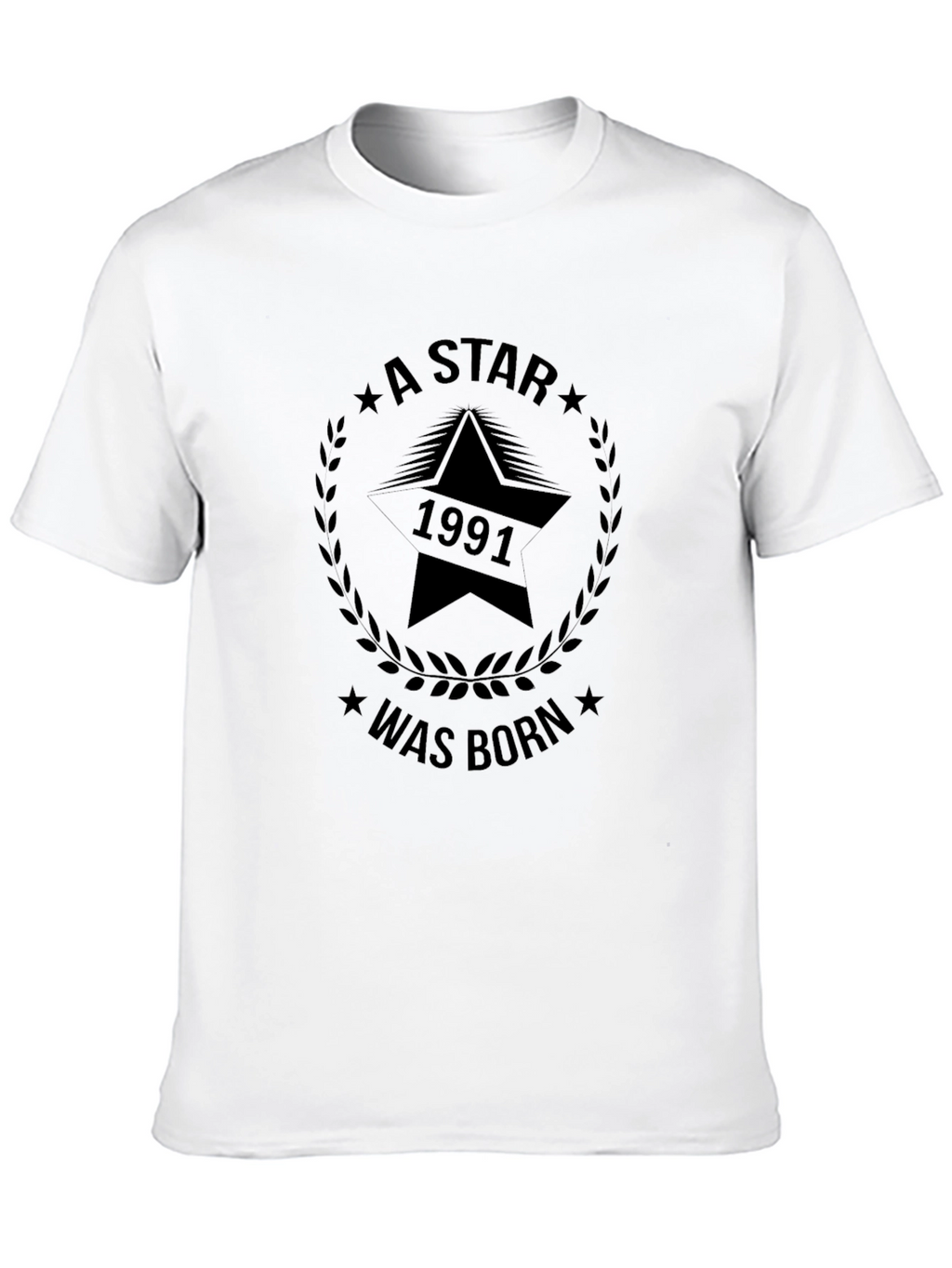 1991 Star Was Born Black Graphic Tee