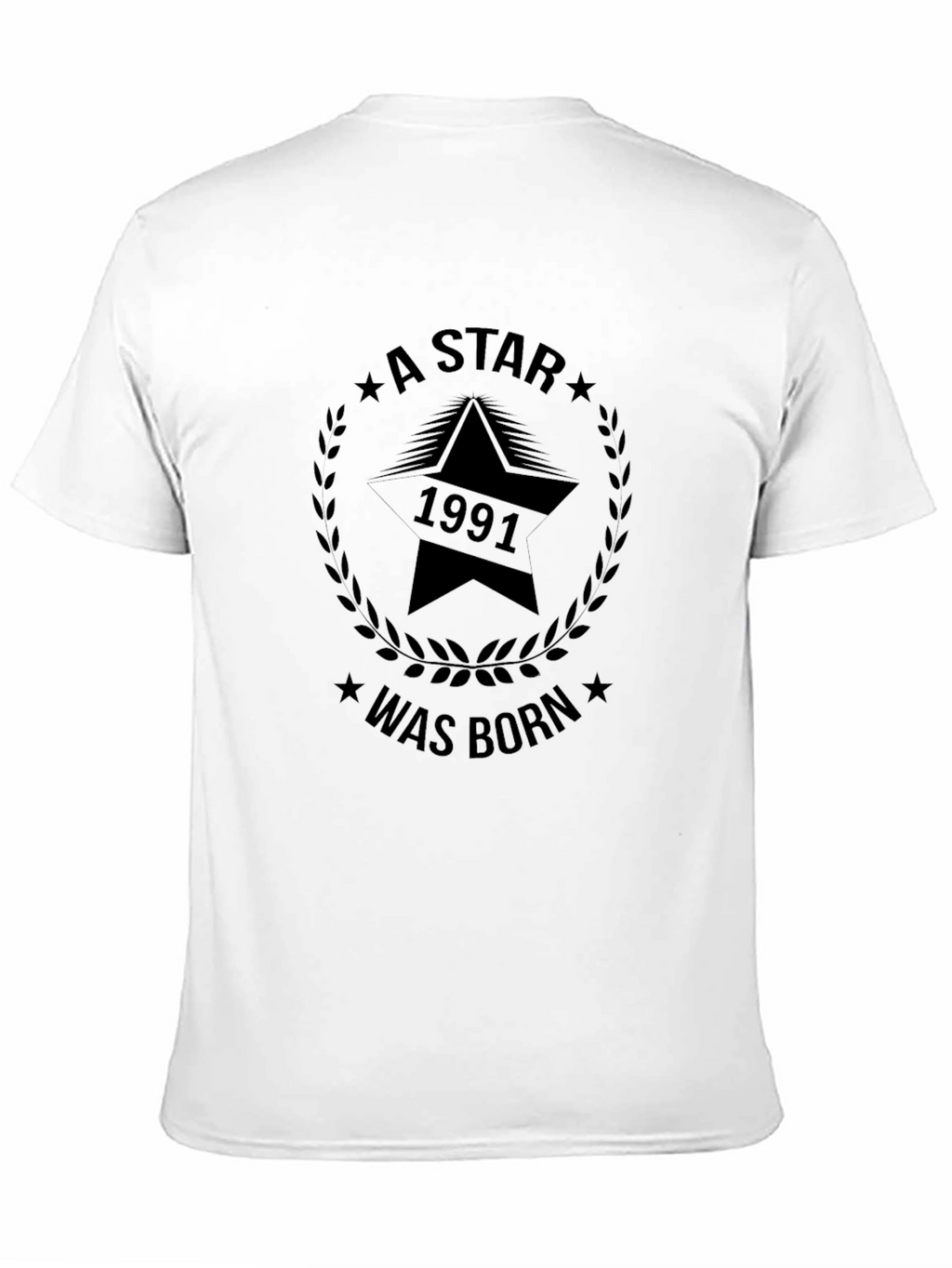 1991 Star Was Born Black Graphic Tee