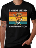 Im Not Weird Im A Limited Edition Pizza T-Shirt