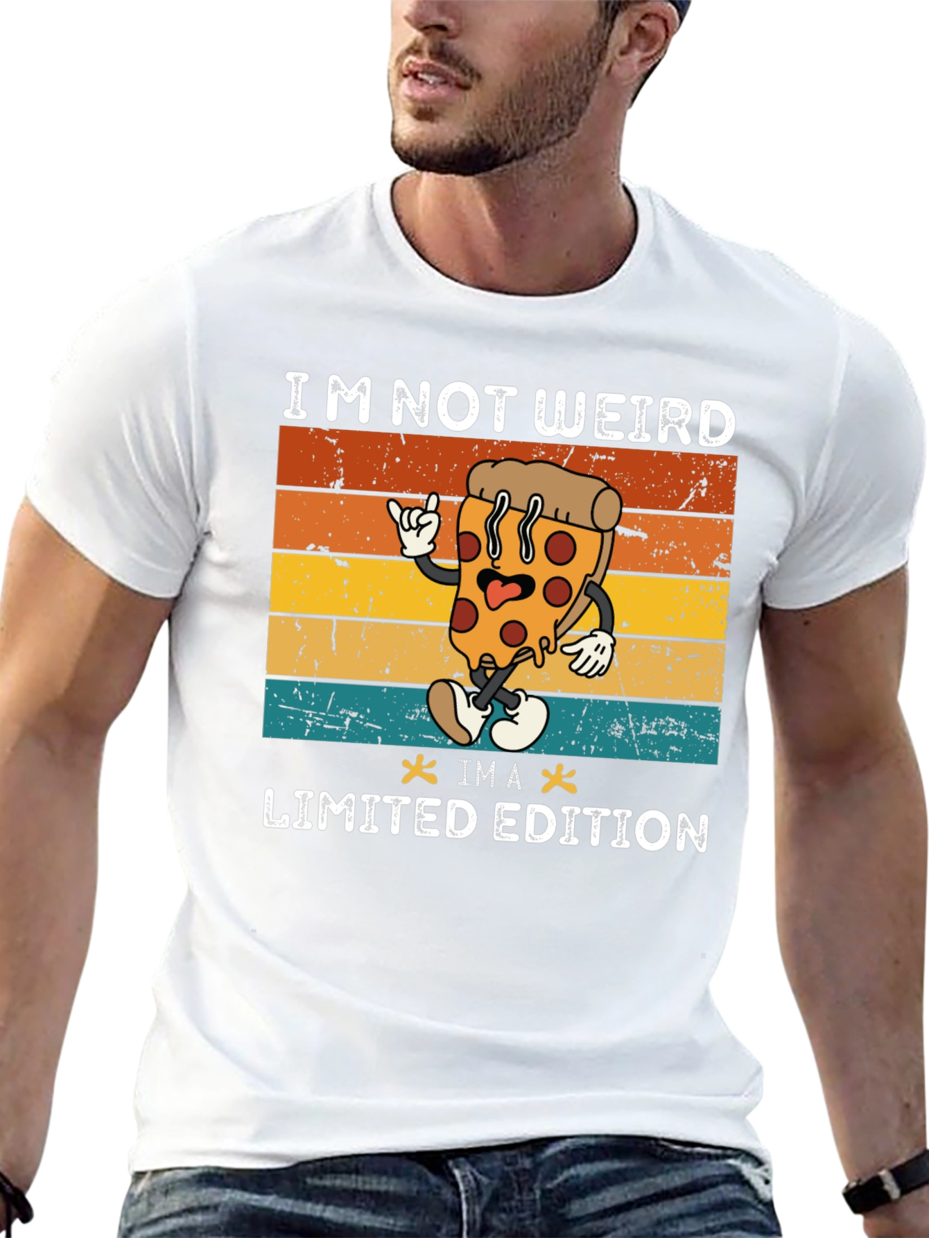 Im Not Weird Im A Limited Edition Pizza T-Shirt