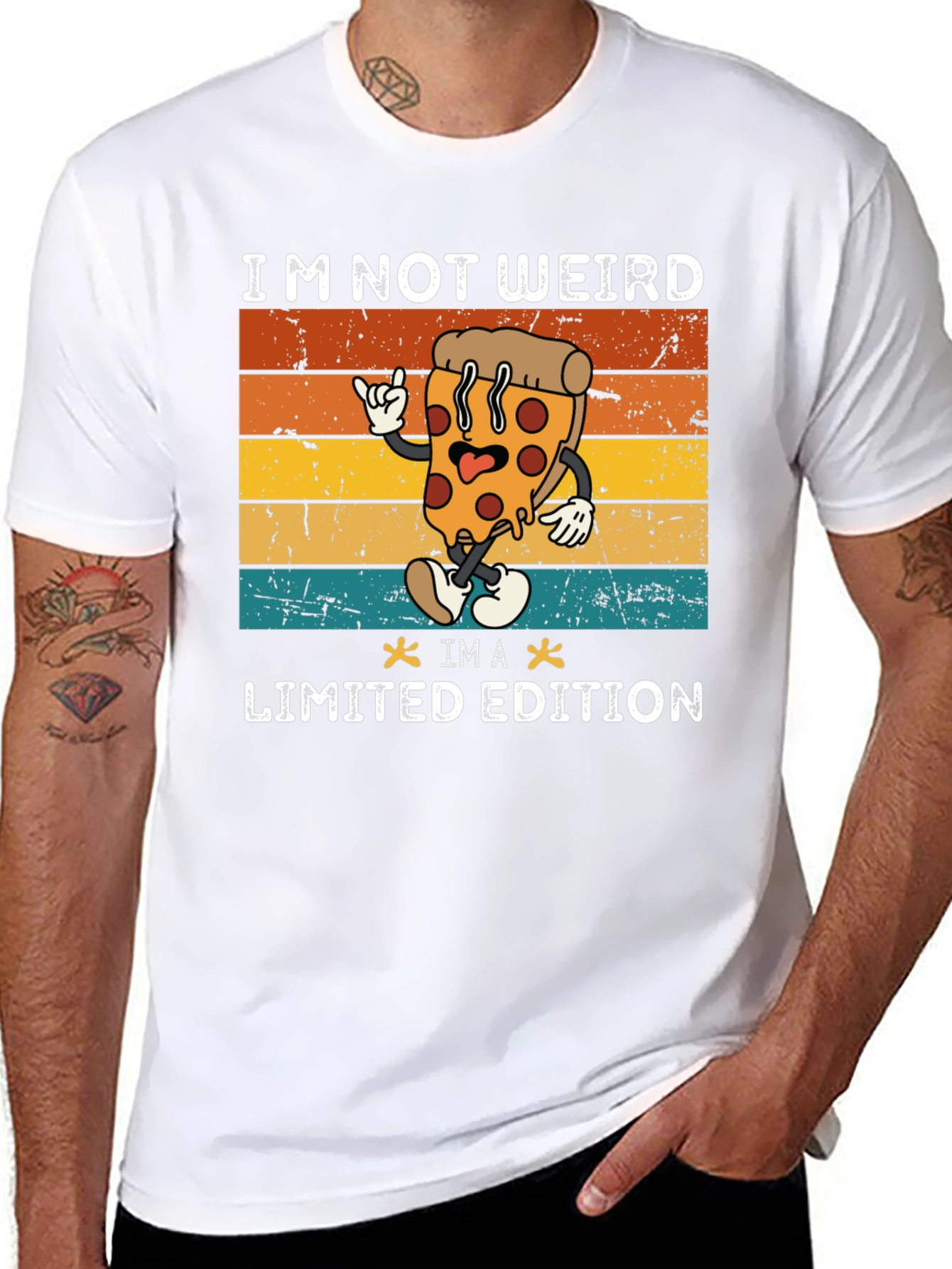 Im Not Weird Im A Limited Edition Pizza T-Shirt