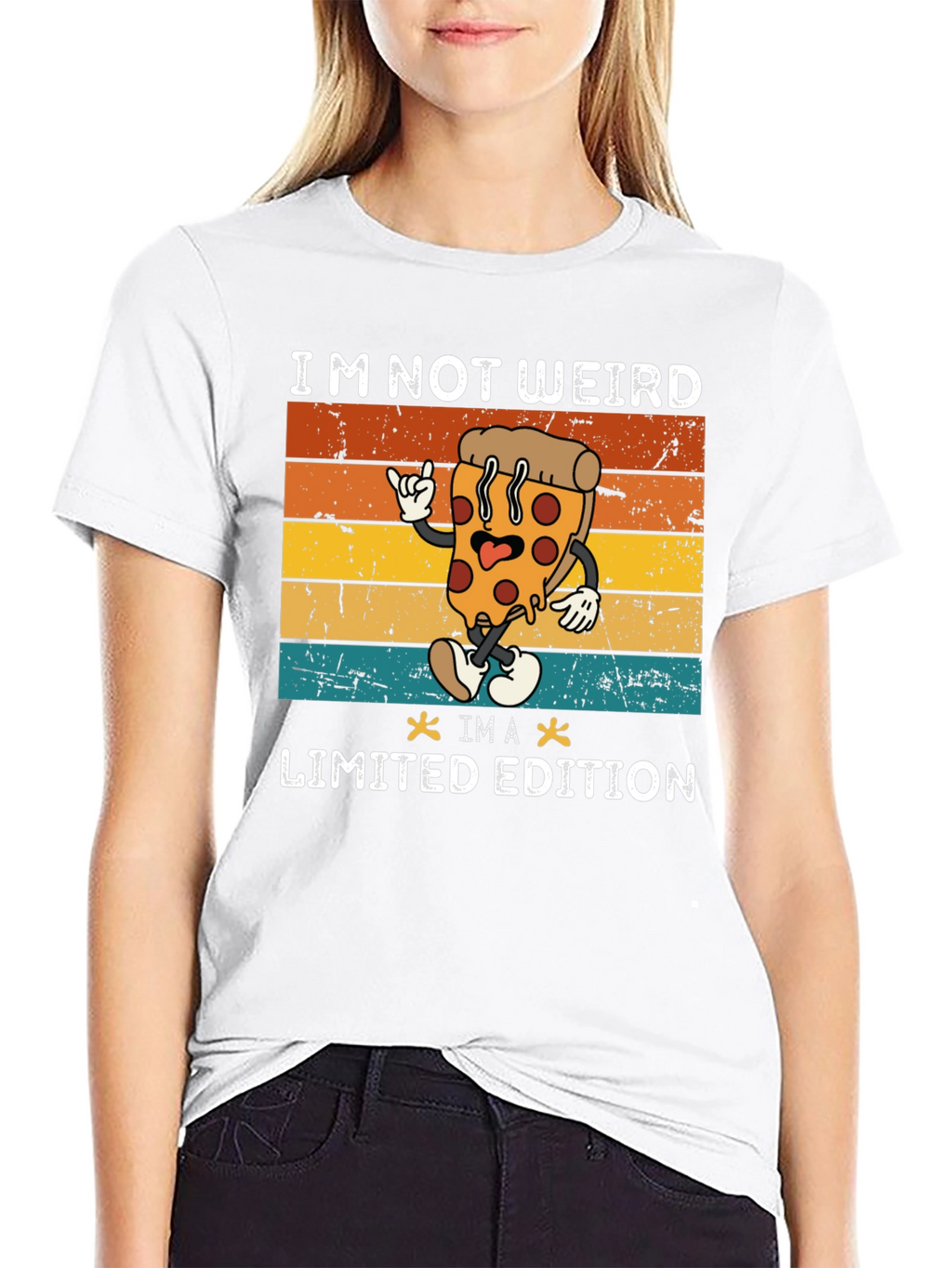 Im Not Weird Im A Limited Edition Pizza T-Shirt