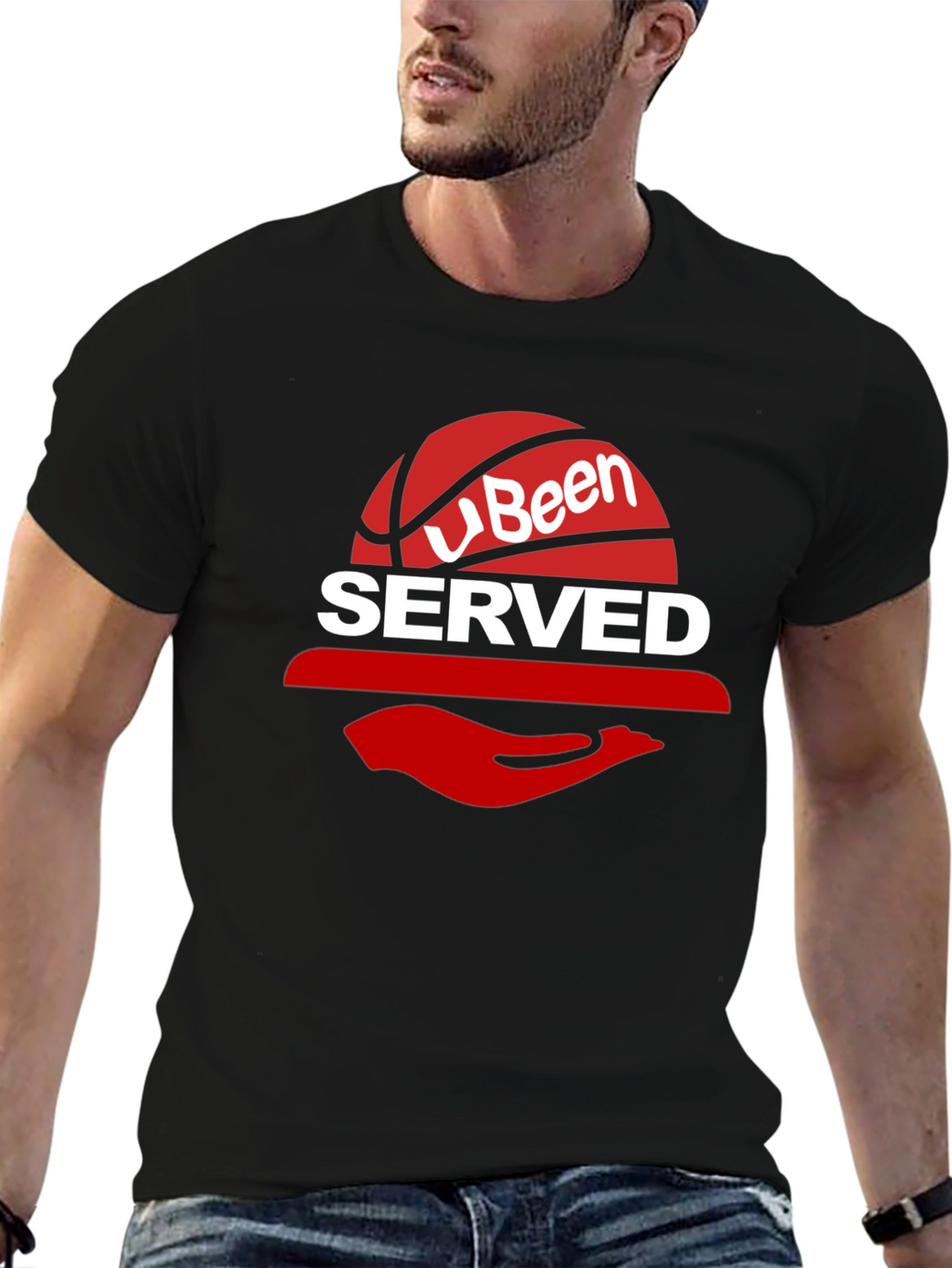 U Been Served Basketball Graphic Tee
