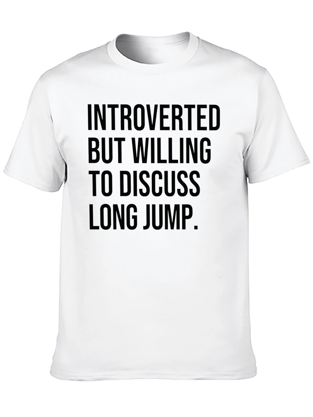 Introverted Long Jump T-Shirt - Black