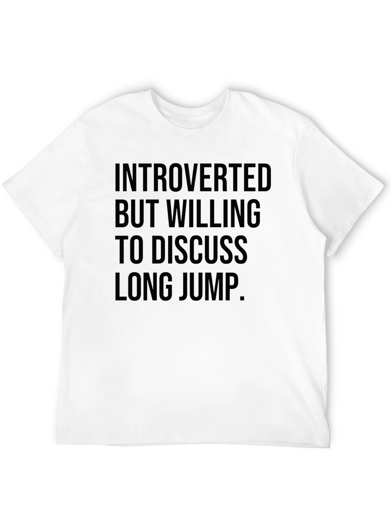 Introverted Long Jump T-Shirt - Black