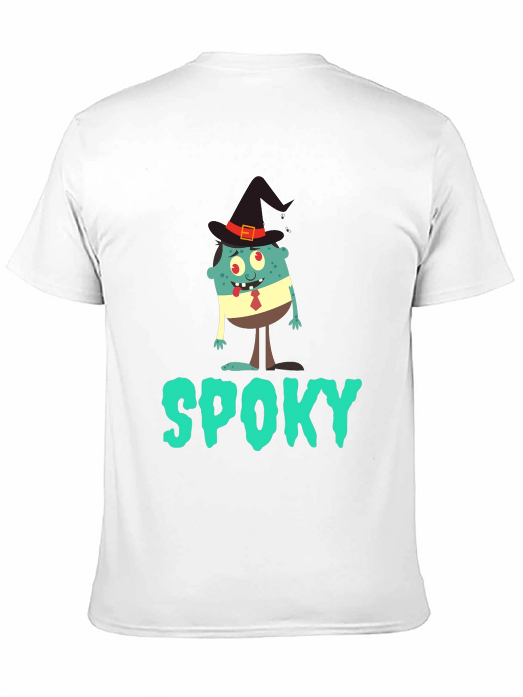 Spooky Halloween T-Shirt: Cartoon Monster Witch