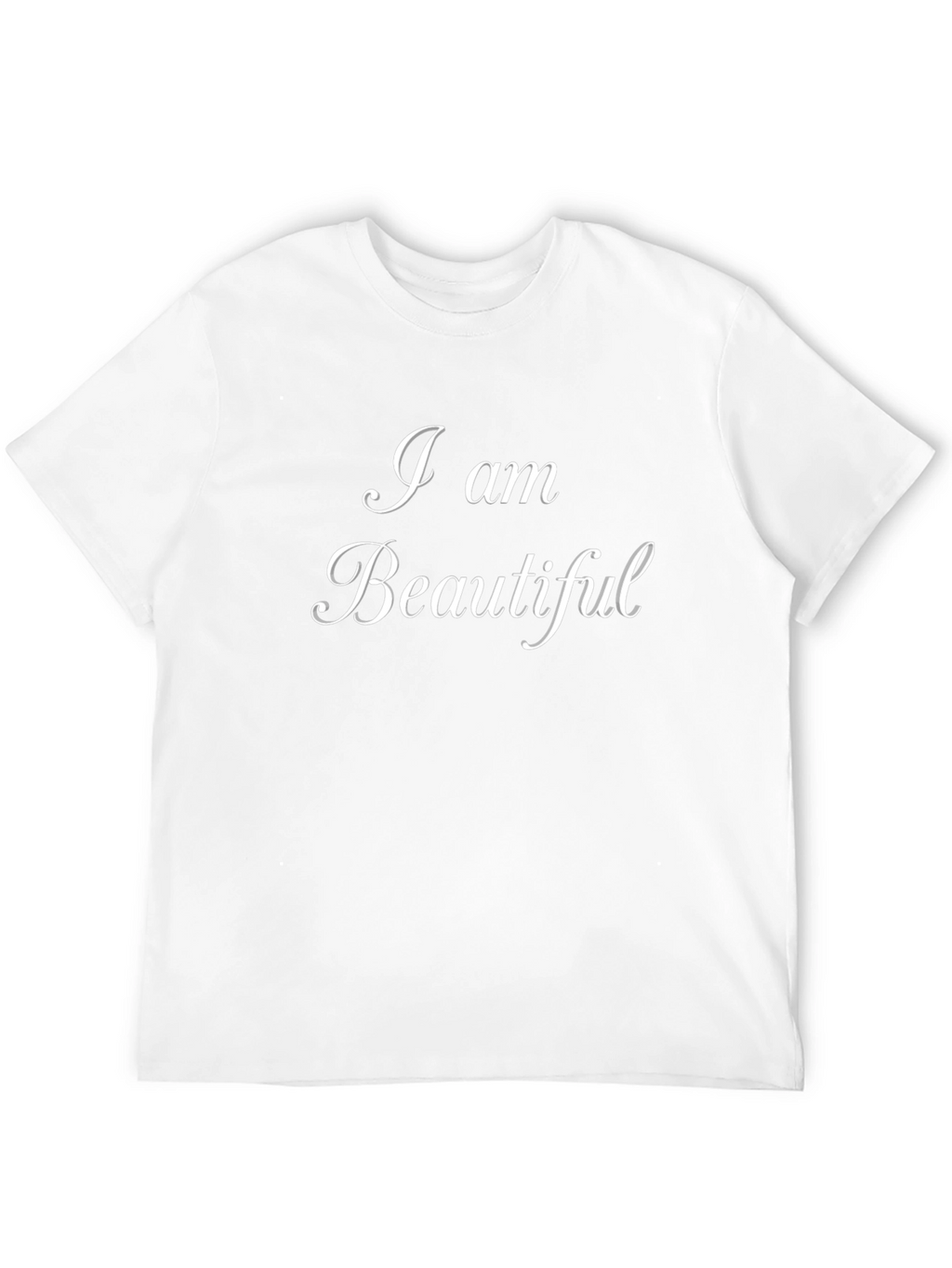 I Am Beautiful Graphic Tee - Stylish Comfort
