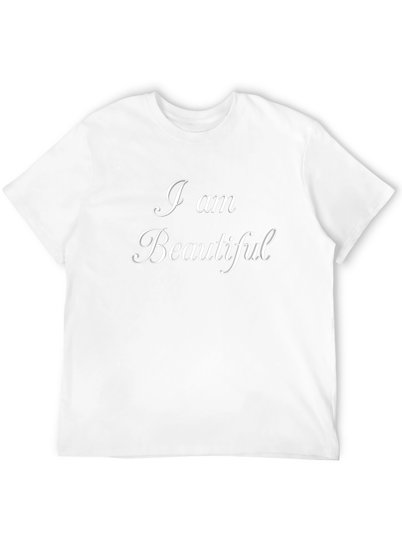I Am Beautiful Graphic Tee - Stylish Comfort