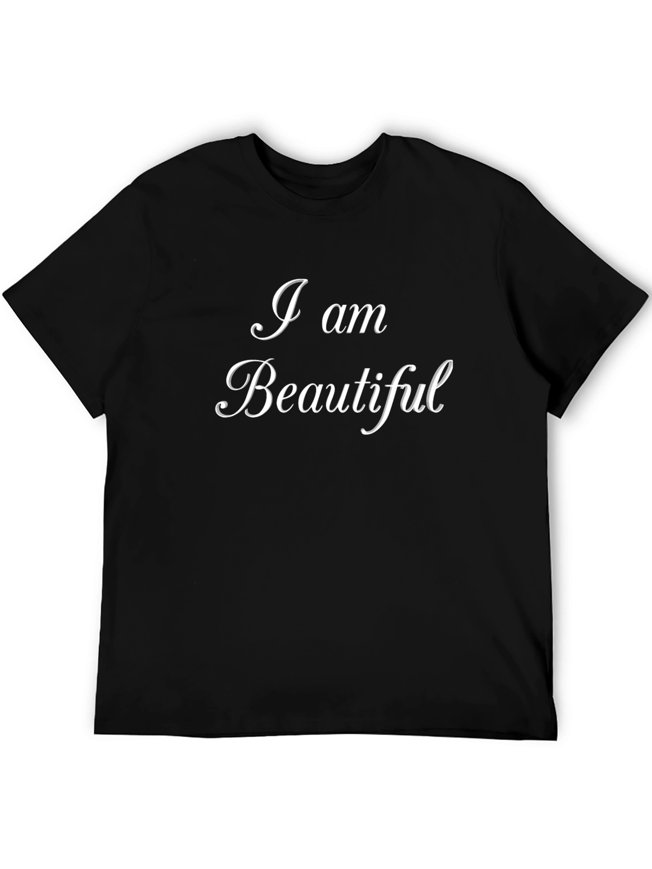 I Am Beautiful Graphic Tee - Stylish Comfort