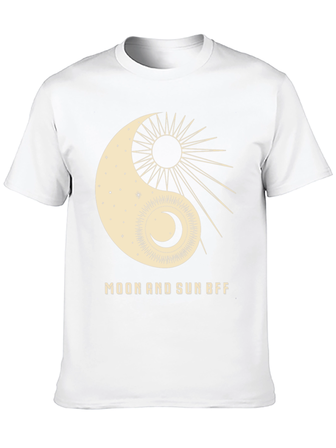 Yin Yang Moon and Sun BFF Graphic Tee