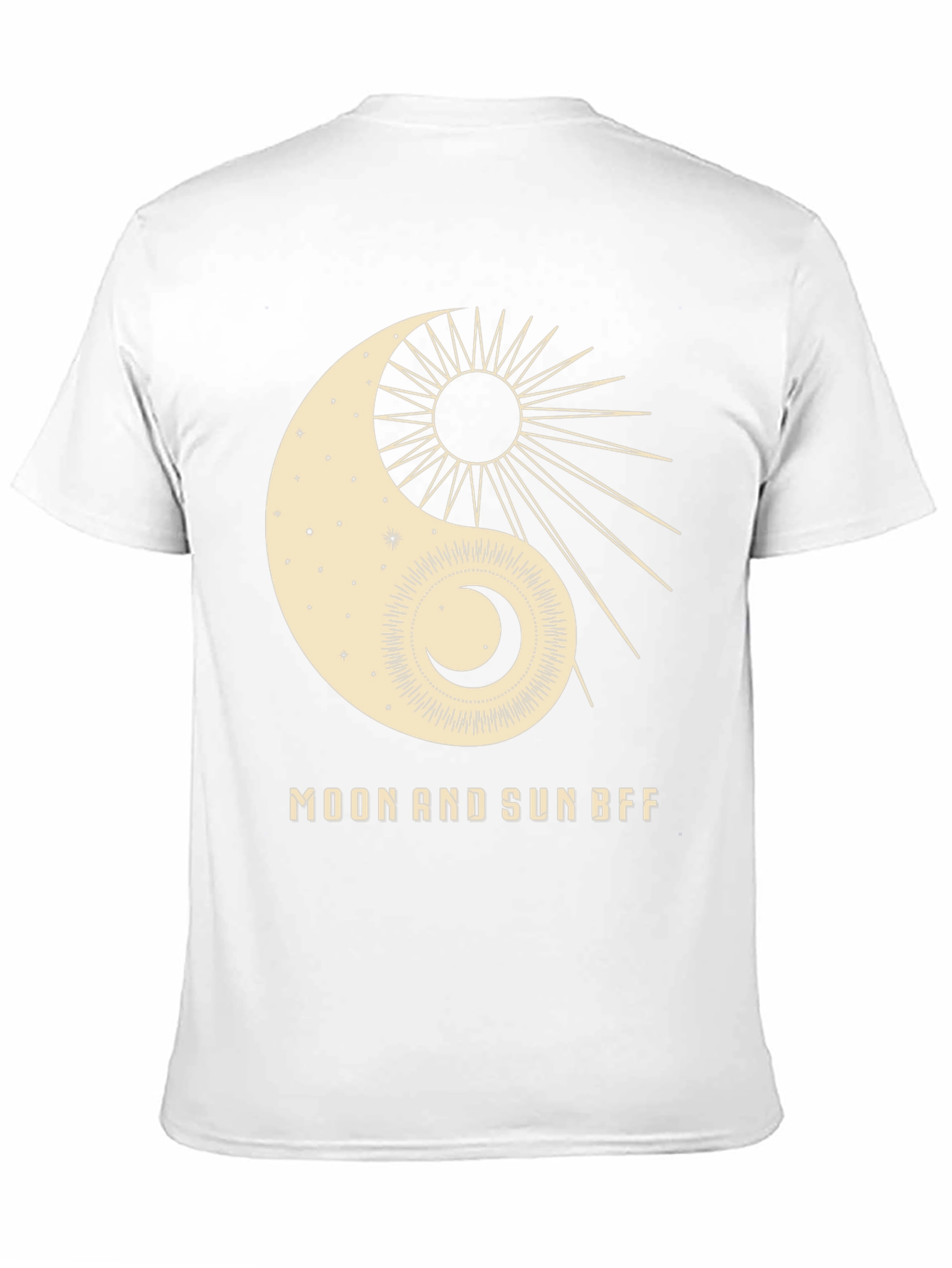 Yin Yang Moon and Sun BFF Graphic Tee