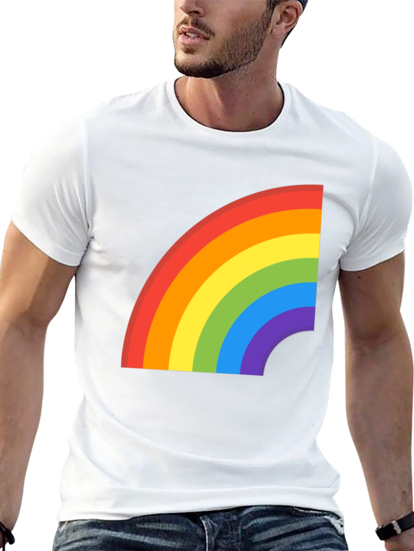 Rainbow Graphic Tee - Pride T-Shirt