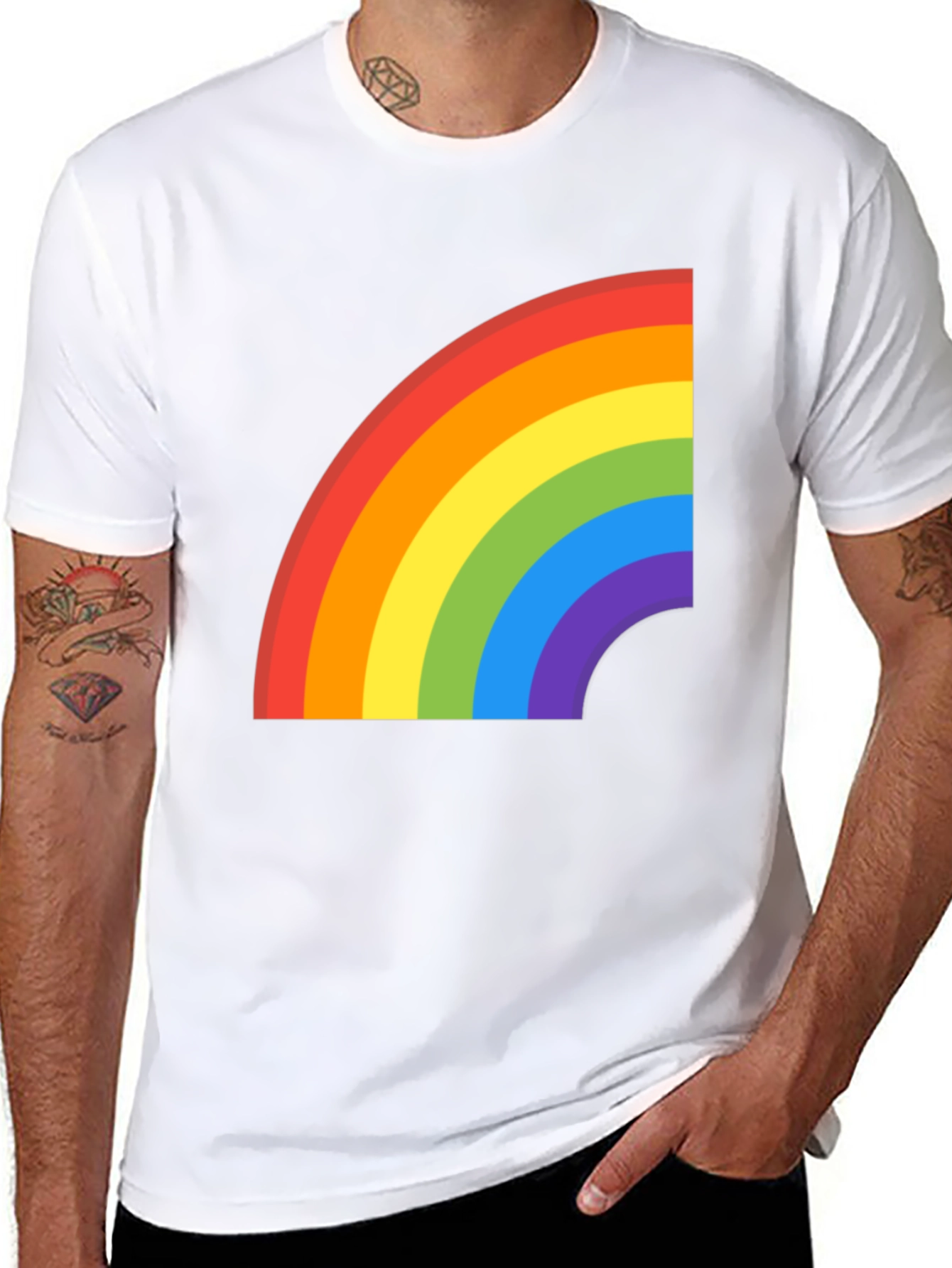 Rainbow Graphic Tee - Pride T-Shirt