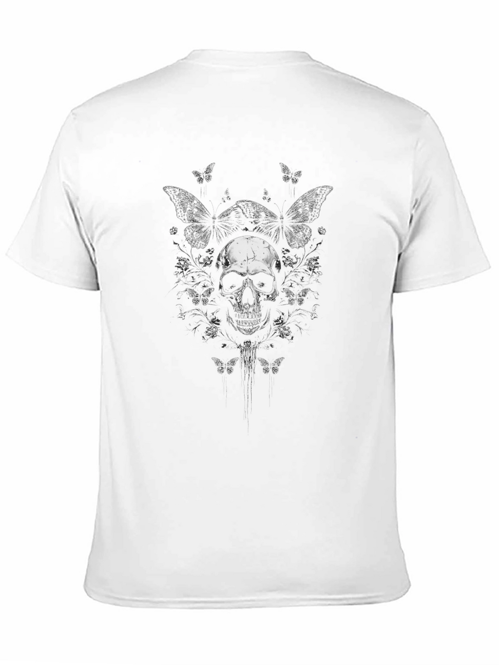 Skull & Butterfly Graphic Tee