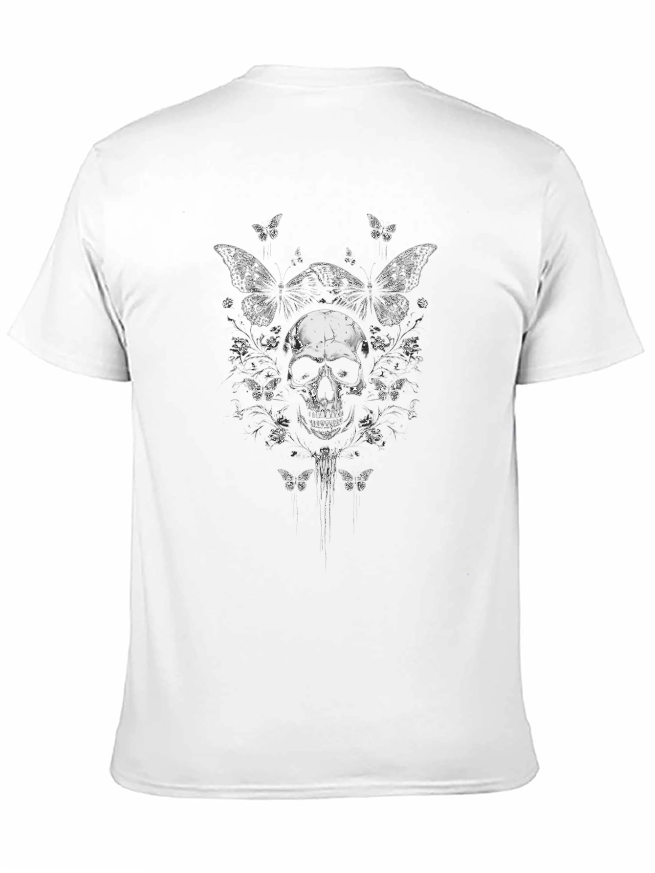 Skull & Butterfly Graphic Tee