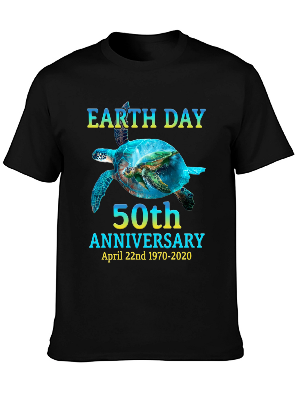 Earth Day 50th Anniversary Turtle T-Shirt