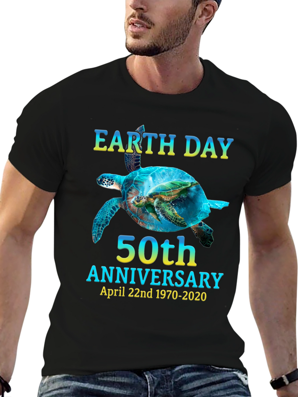 Earth Day 50th Anniversary Turtle T-Shirt