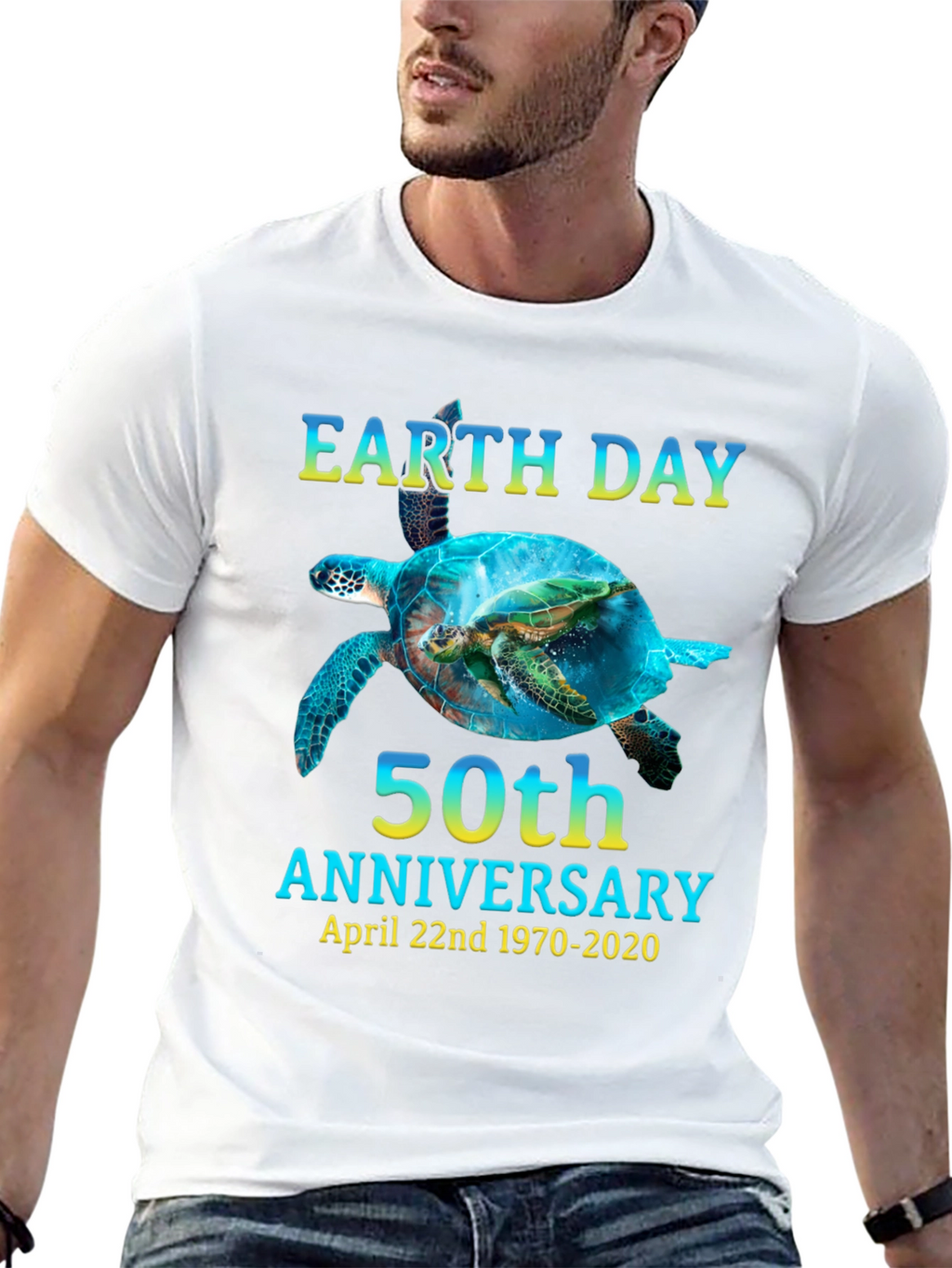 Earth Day 50th Anniversary Turtle T-Shirt