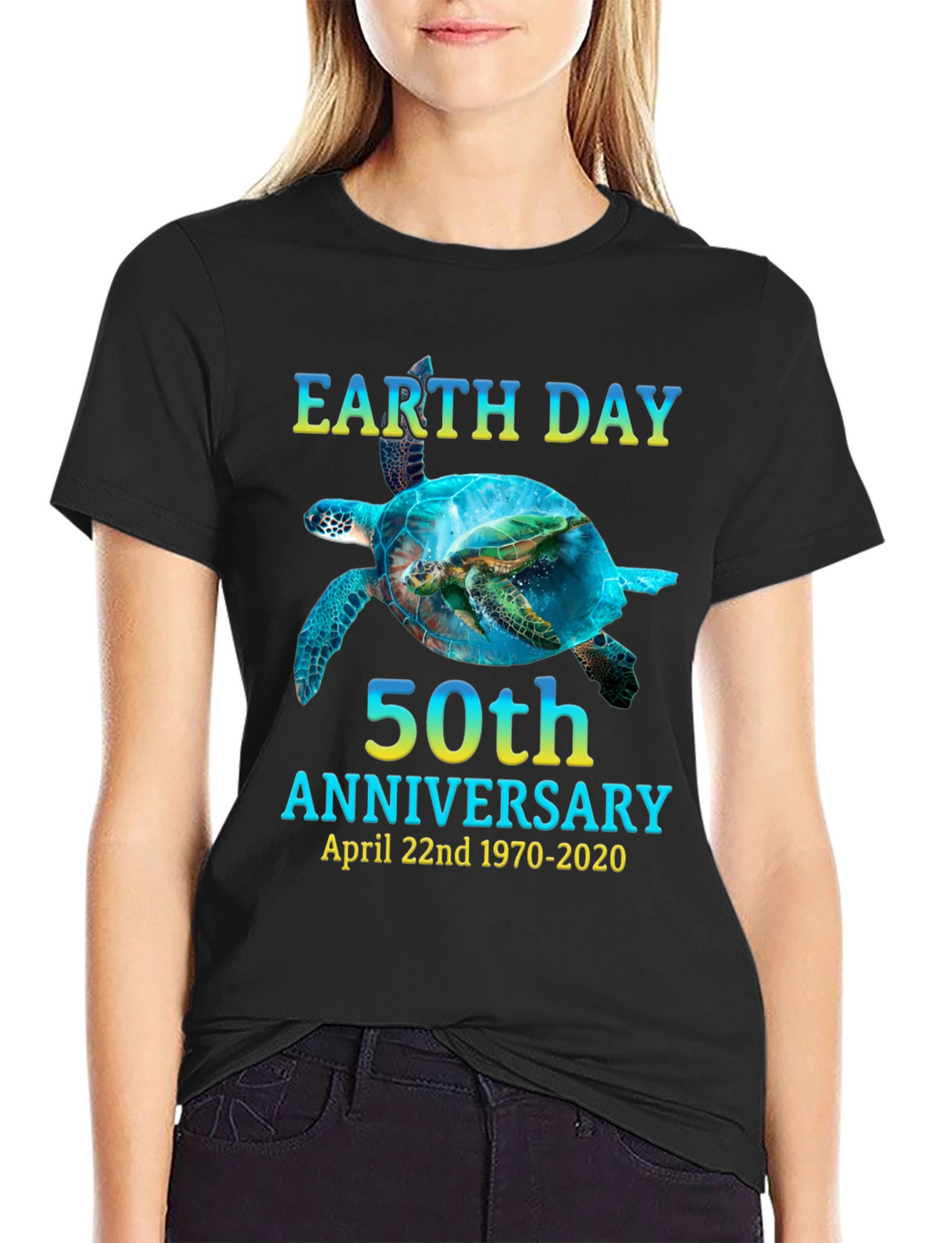 Earth Day 50th Anniversary Turtle T-Shirt
