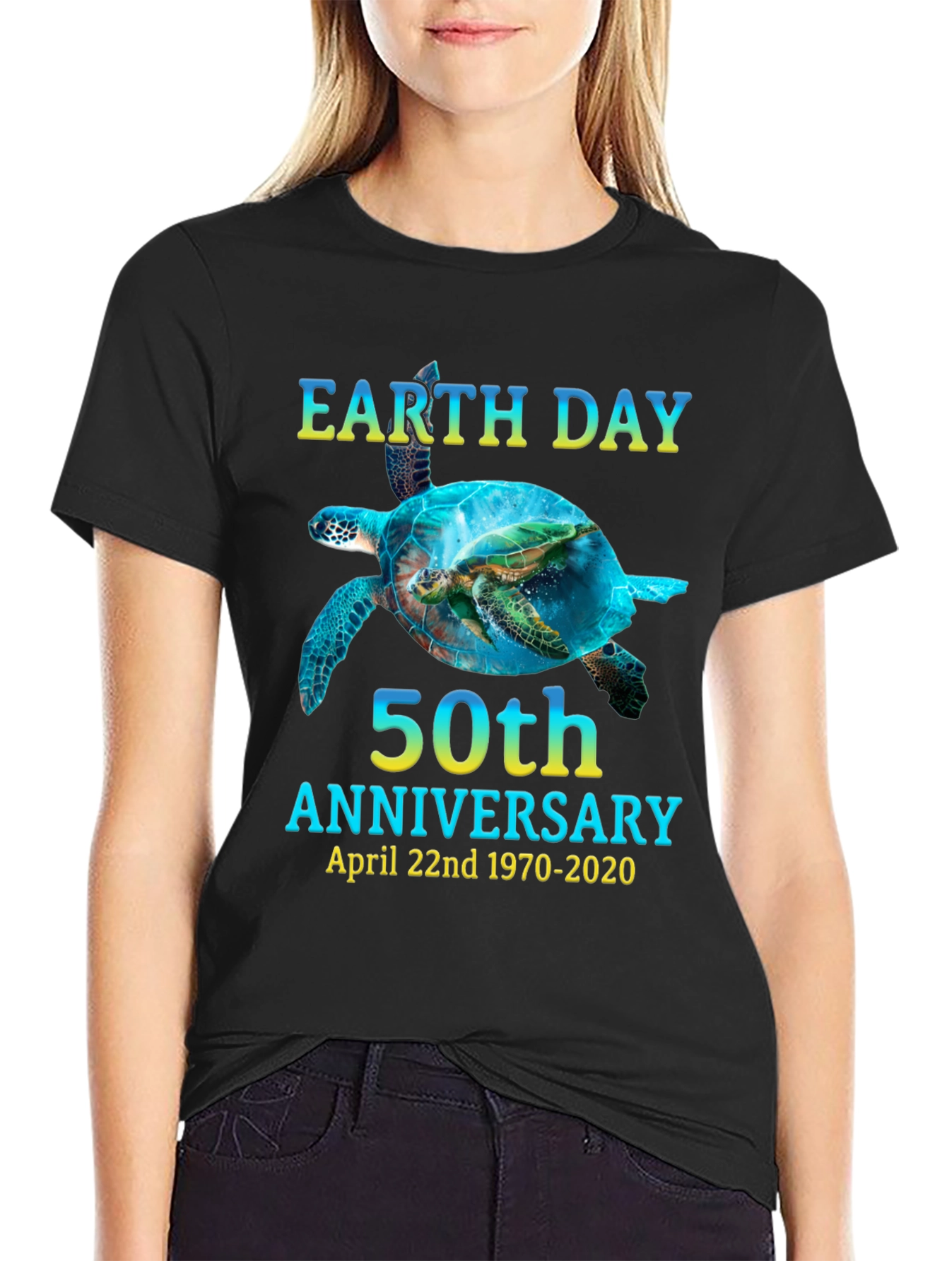 Earth Day 50th Anniversary Turtle T-Shirt