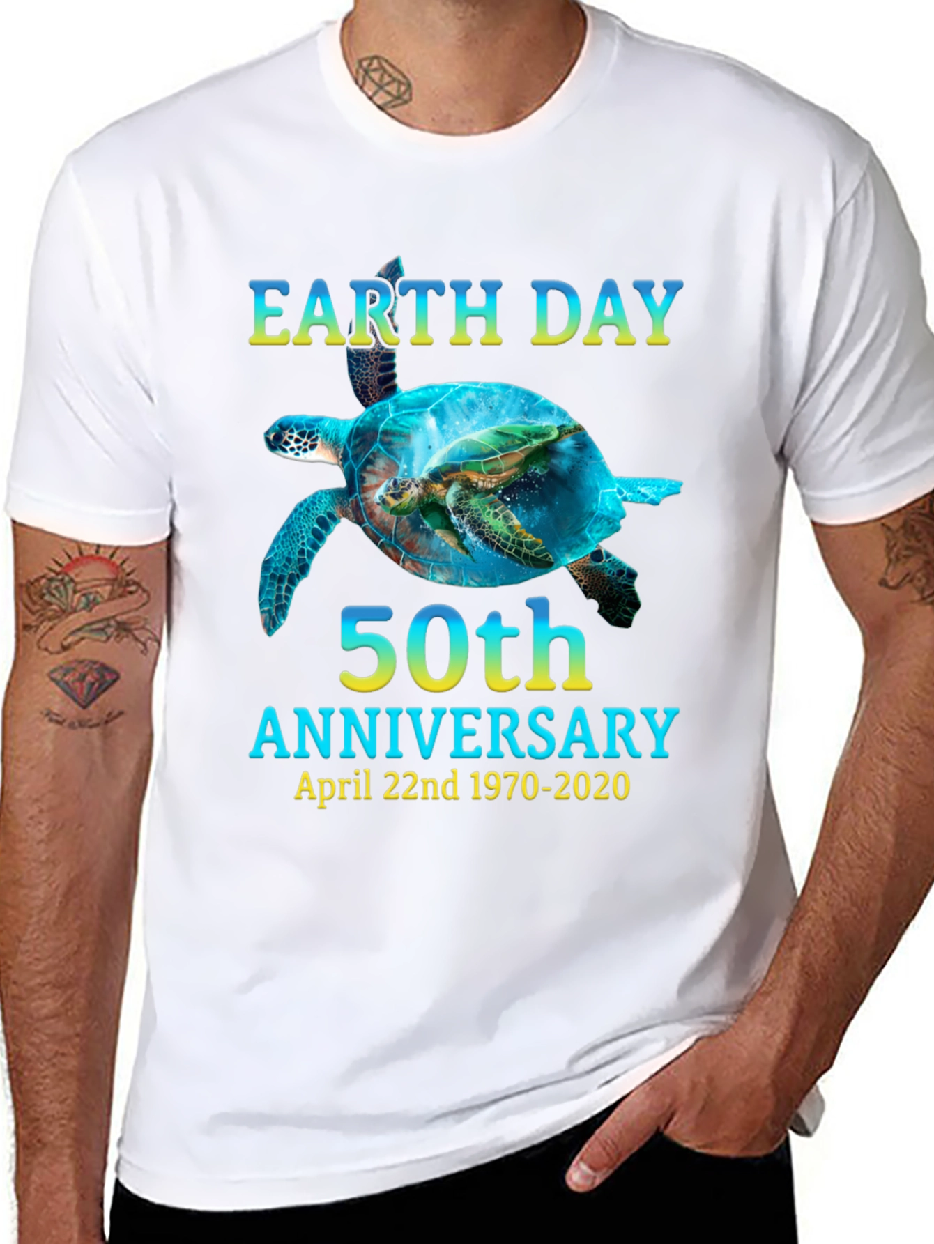 Earth Day 50th Anniversary Turtle T-Shirt