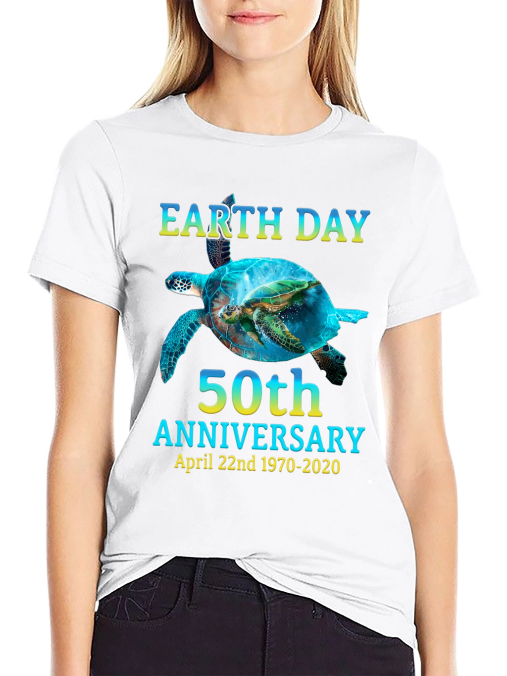 Earth Day 50th Anniversary Turtle T-Shirt
