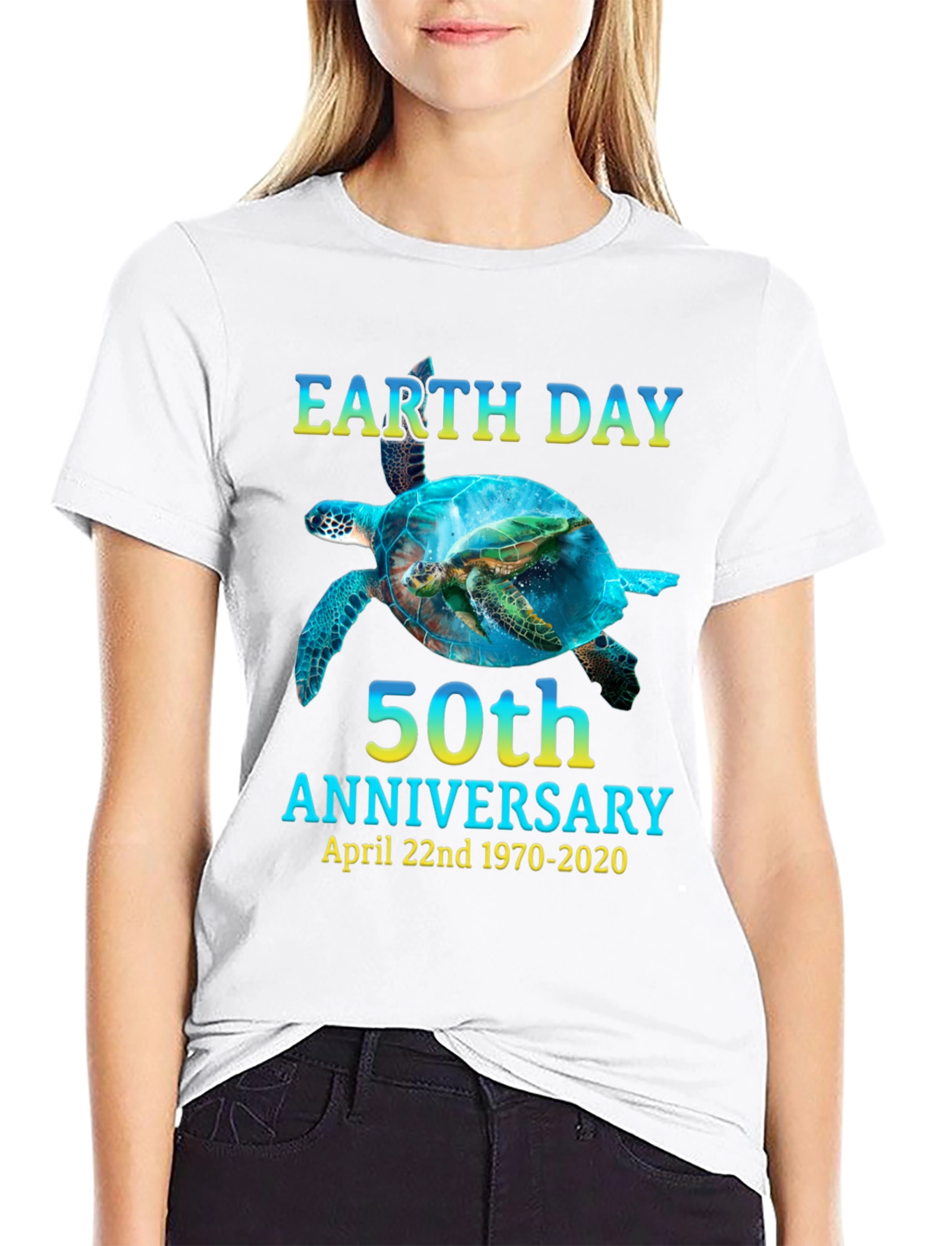 Earth Day 50th Anniversary Turtle T-Shirt