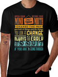 Motivational Graphic Print T-Shirt