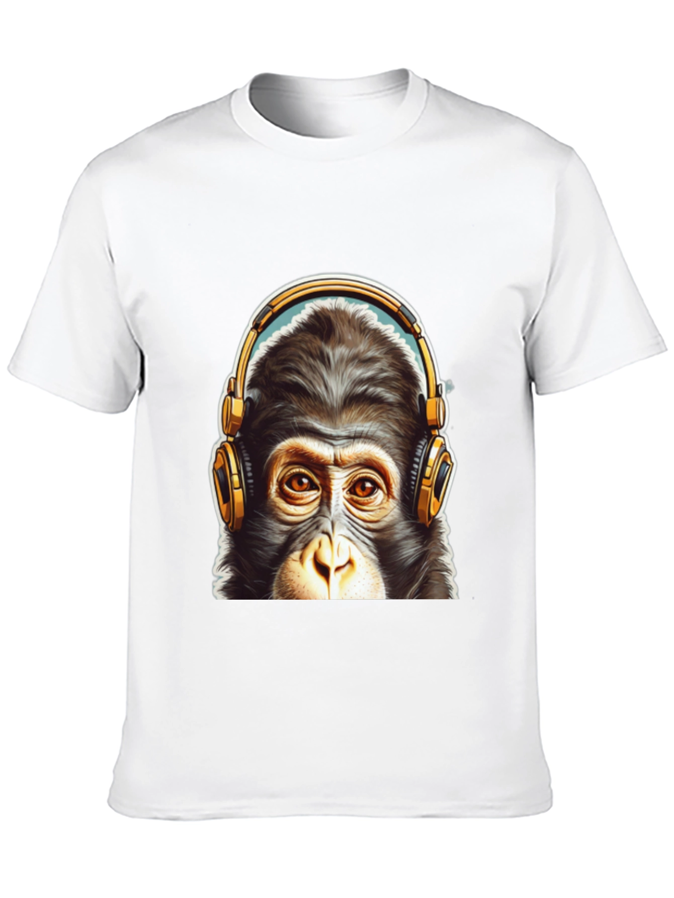 Cool Monkey Headphone Graphic Tee