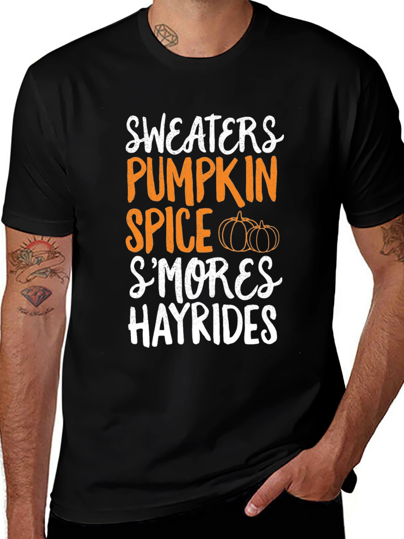 Fall Favorites Graphic Tee - Sweaters Pumpkin Spice Smores