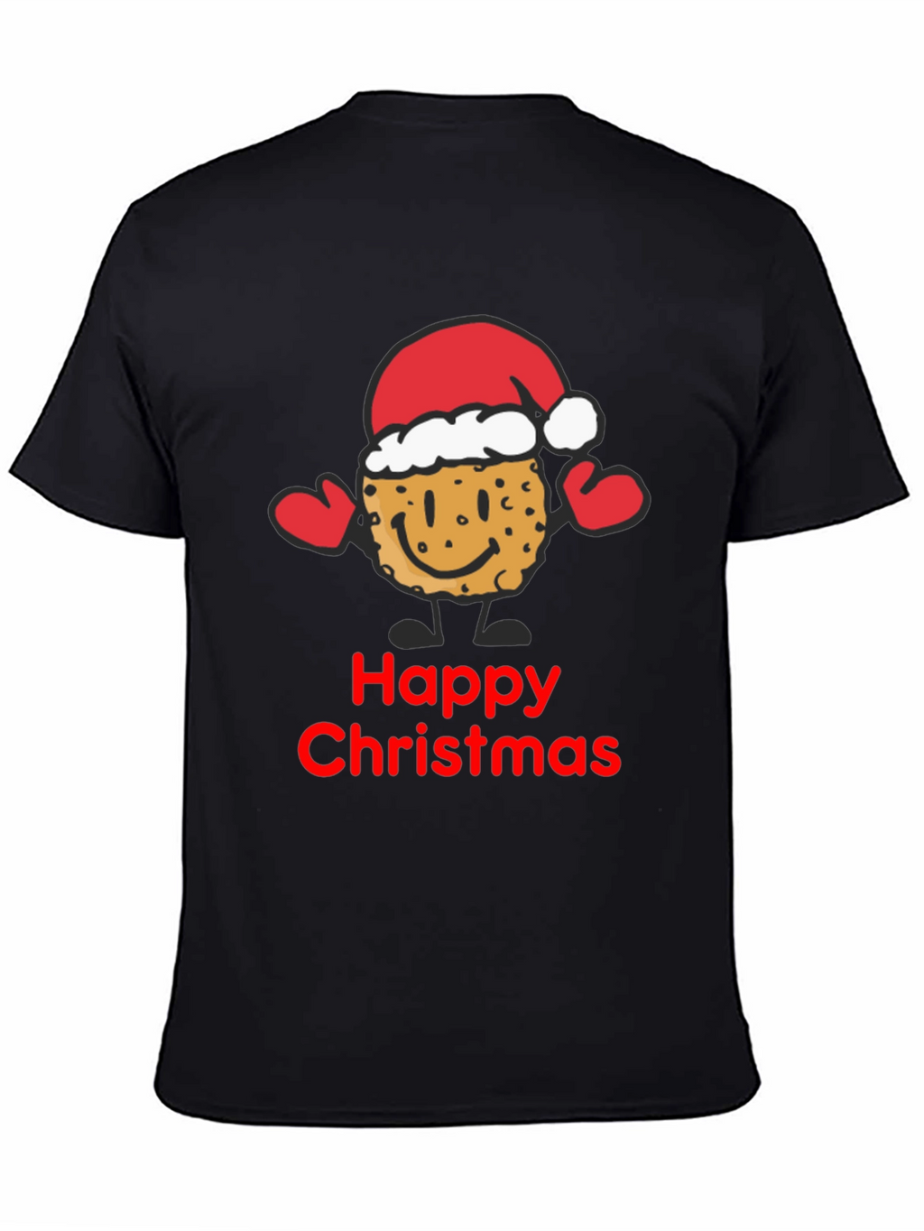 Happy Christmas Cookie Santa T-Shirt