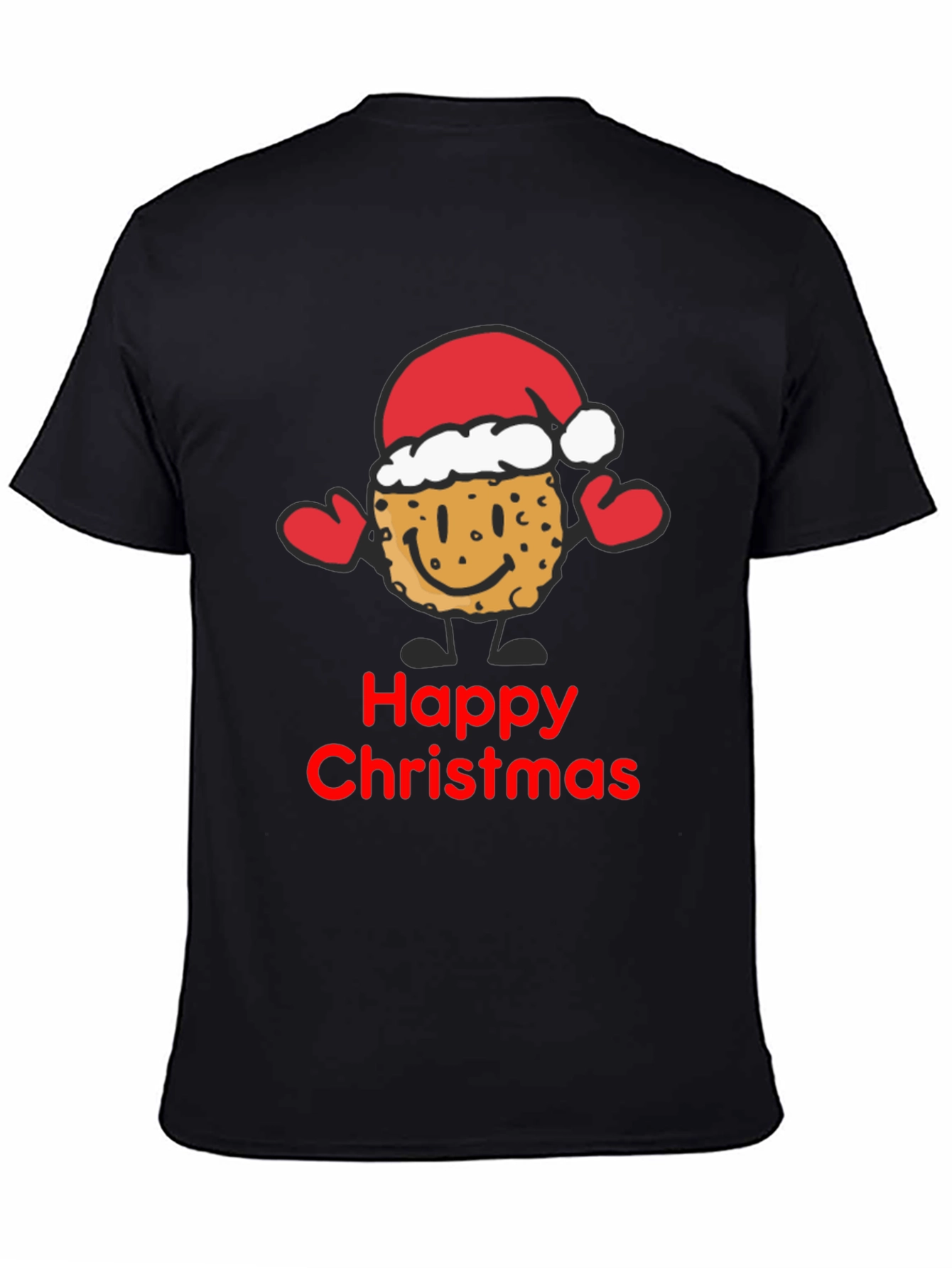 Happy Christmas Cookie Santa T-Shirt