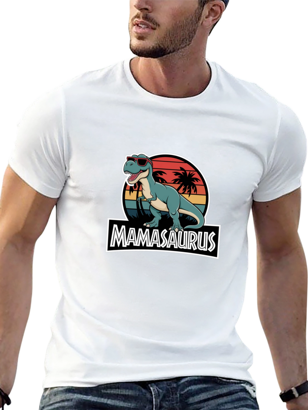 MamaSaurus T-Shirt - Dinosaur Mom Tee