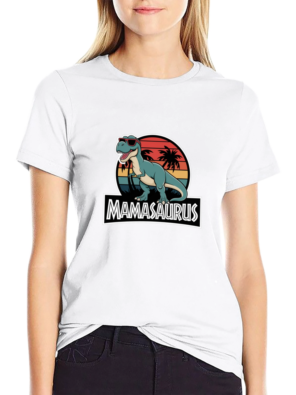 MamaSaurus T-Shirt - Dinosaur Mom Tee