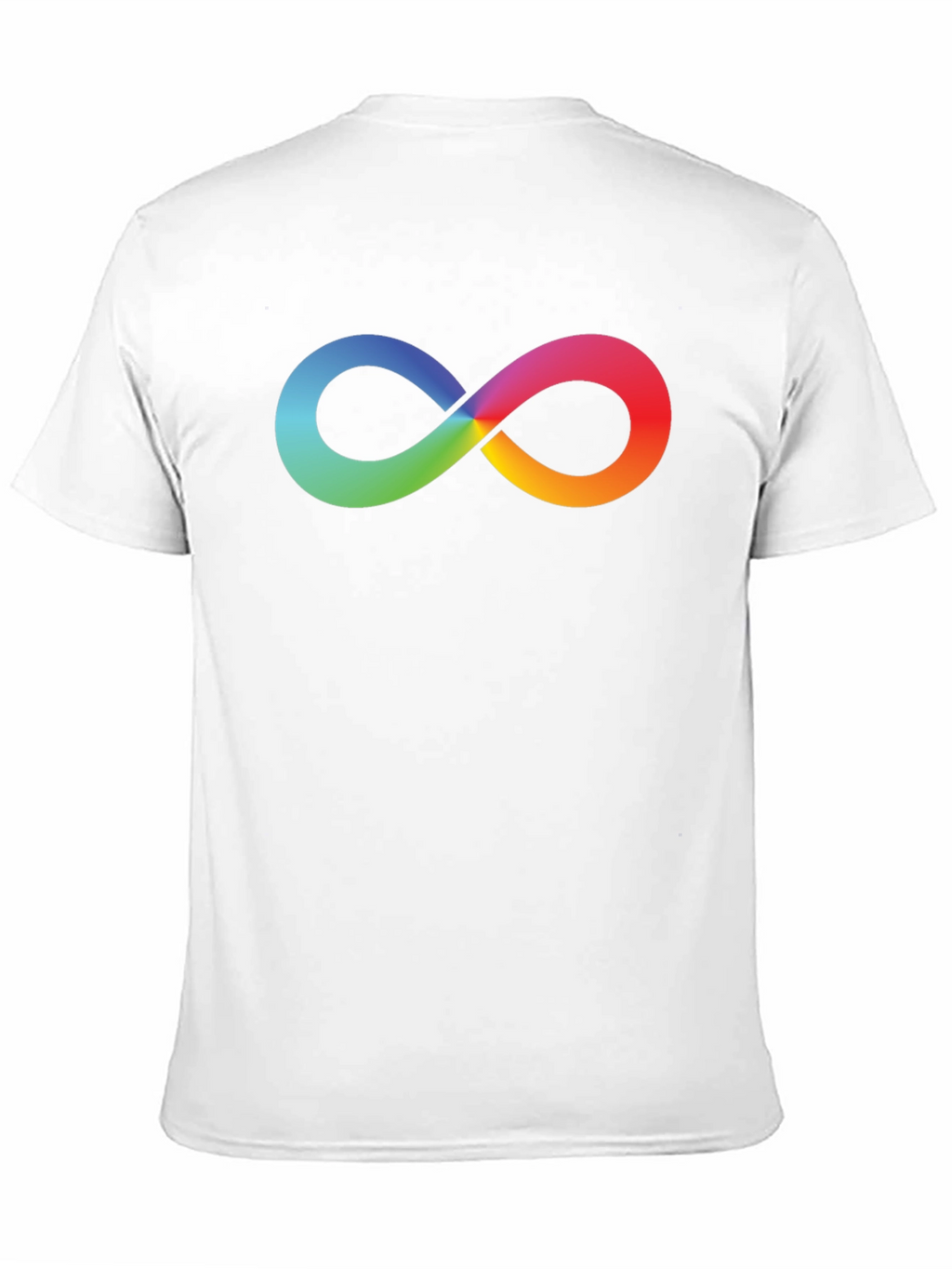 Rainbow Infinity Symbol Black T-Shirt