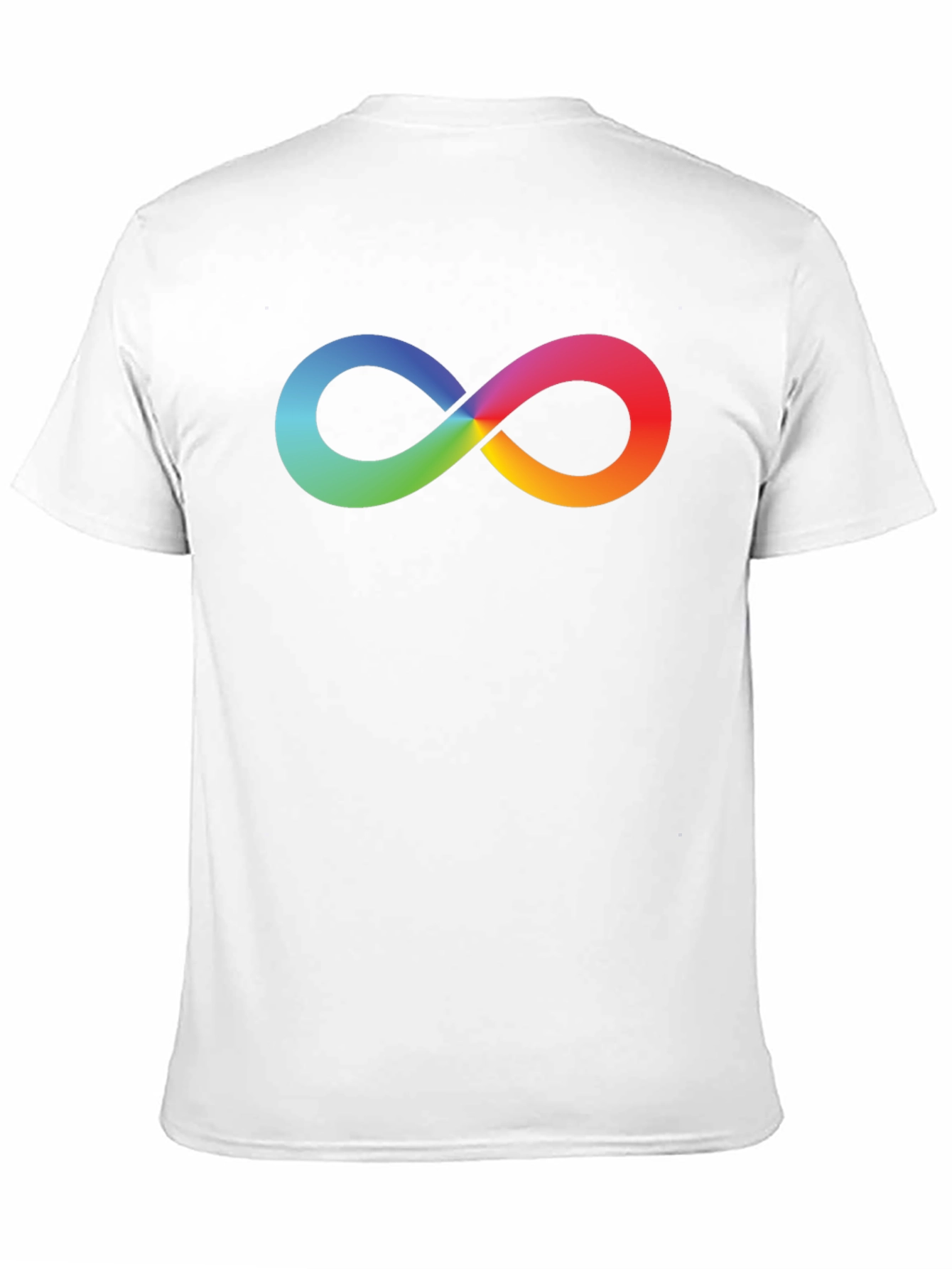 Rainbow Infinity Symbol Black T-Shirt