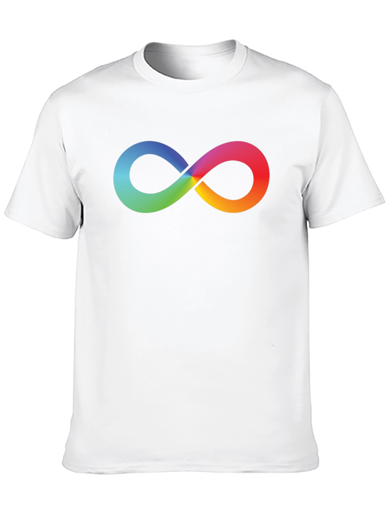 Rainbow Infinity Symbol Black T-Shirt