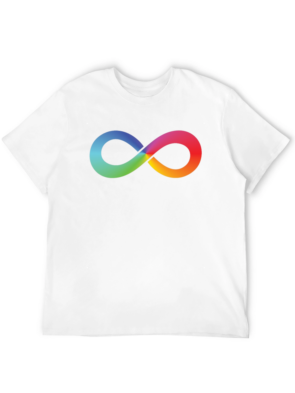 Rainbow Infinity Symbol Black T-Shirt