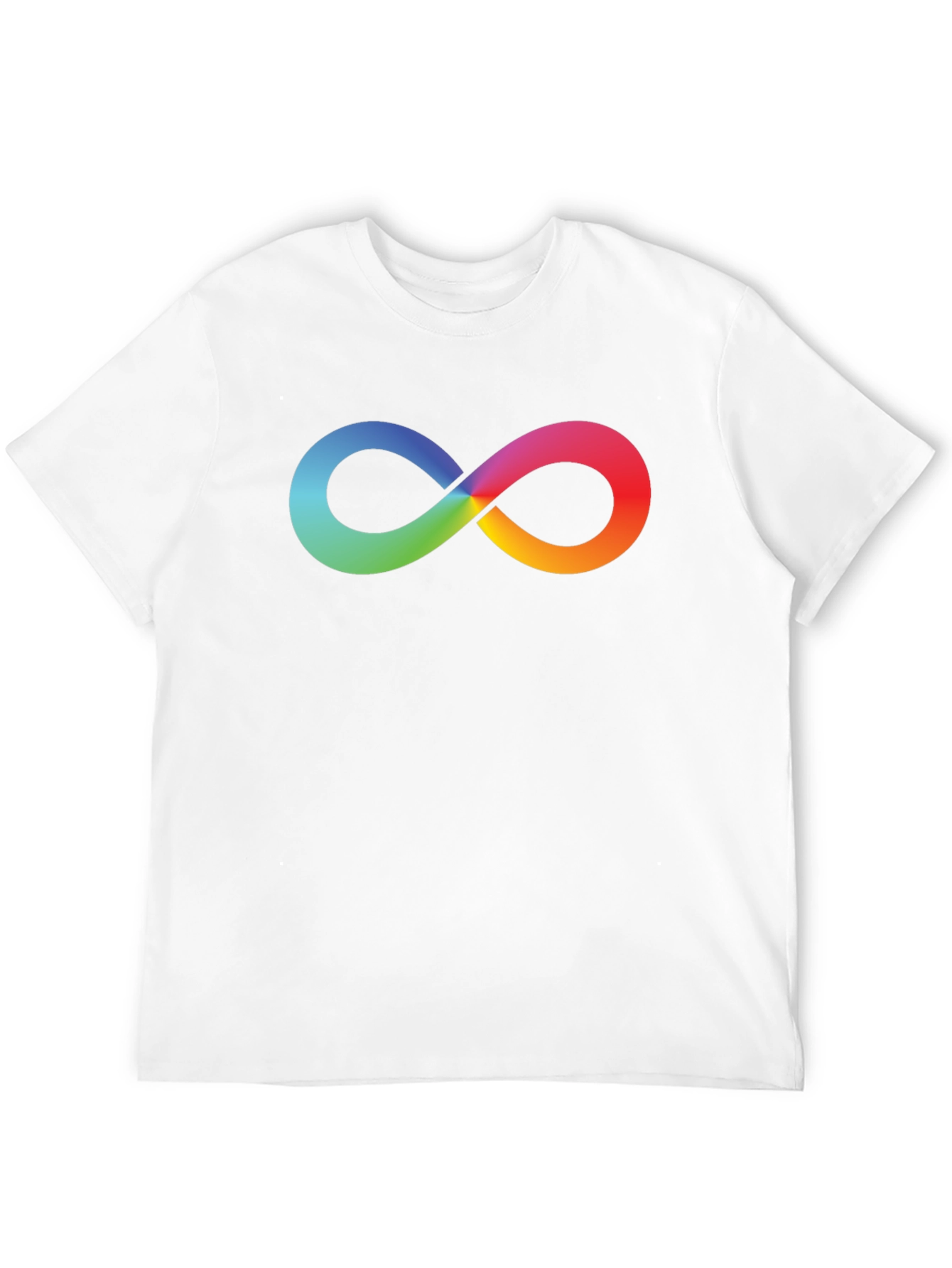 Rainbow Infinity Symbol Black T-Shirt