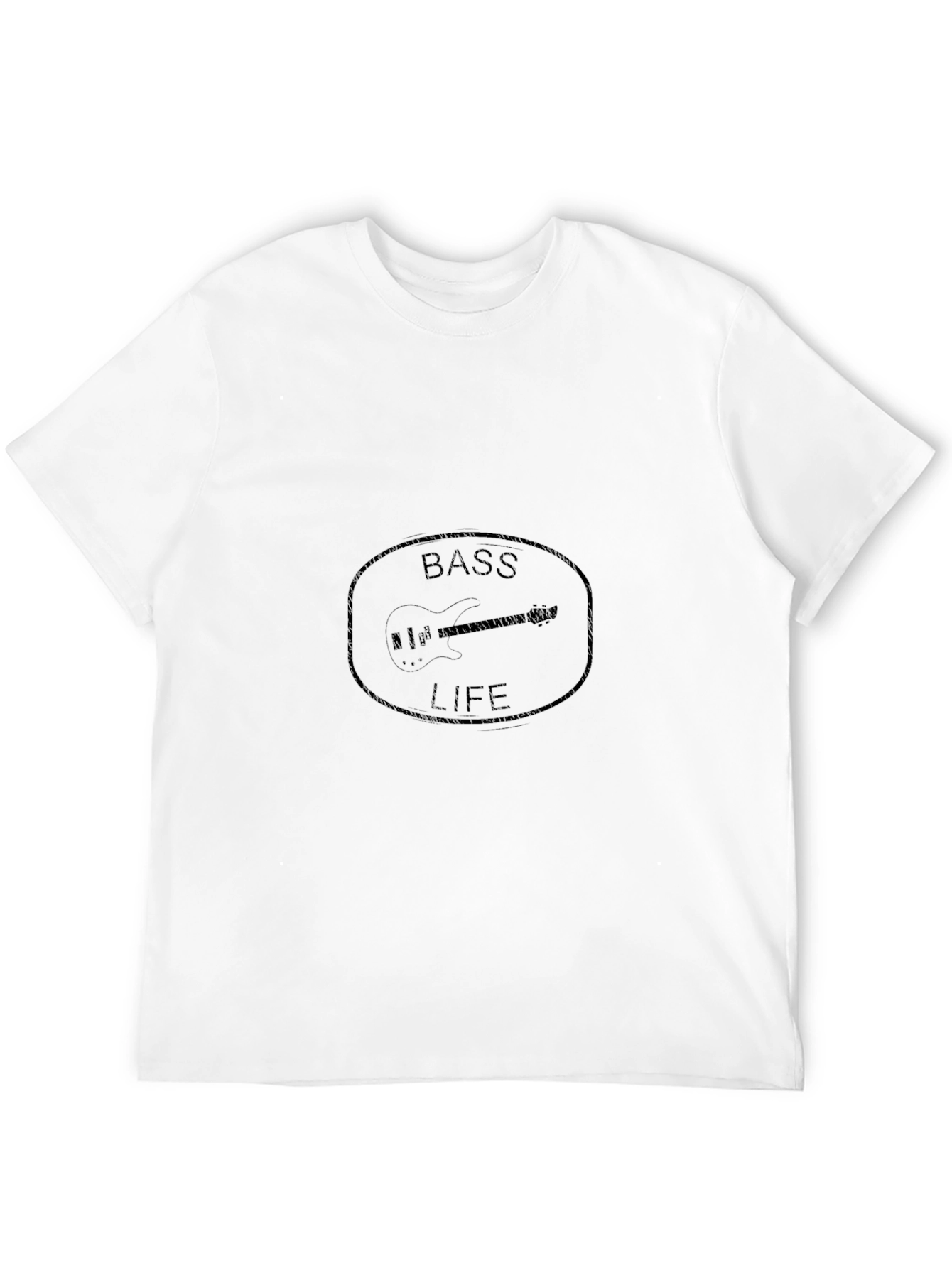 Bass Life Black T-Shirt - Music Lovers Tee