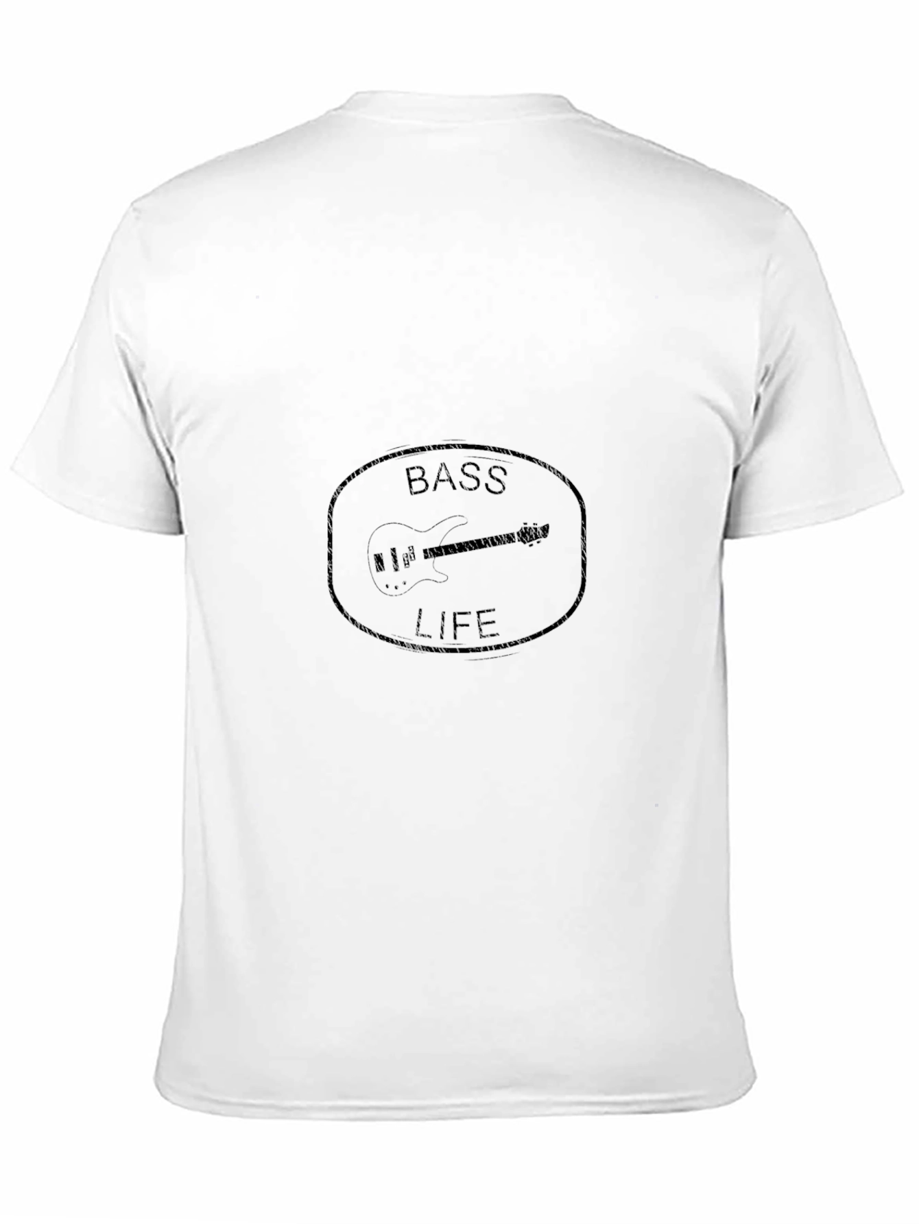 Bass Life Black T-Shirt - Music Lovers Tee