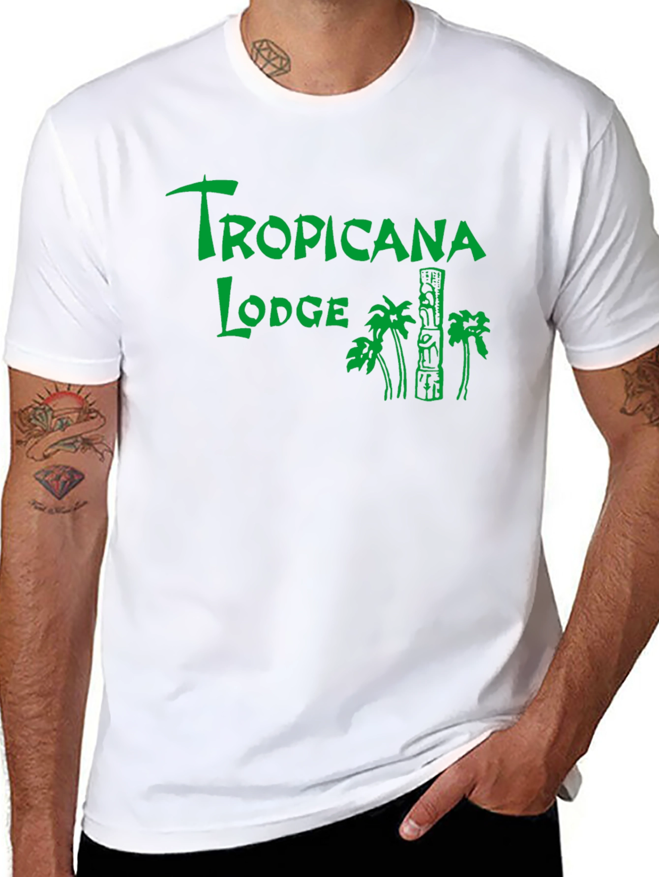 Tropicana Lodge Black T-Shirt