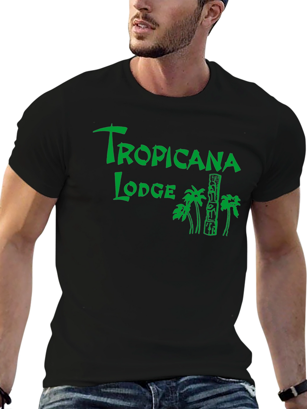 Tropicana Lodge Black T-Shirt